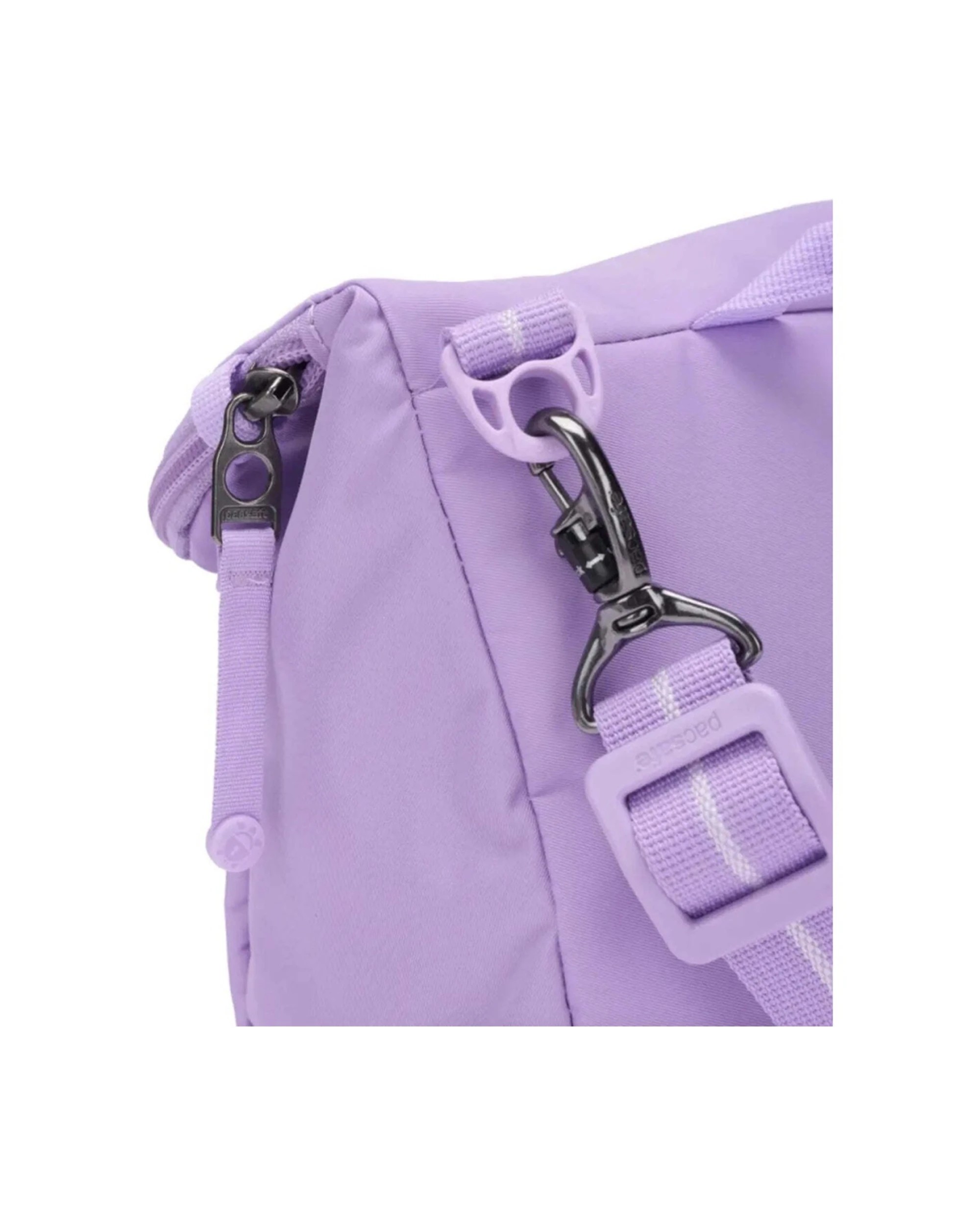 8 Pacsafe Go Anti-Theft RFID Blocking Expandable Saddle Crossbody Bag Secure Lavendar - Purple, 8 of 8