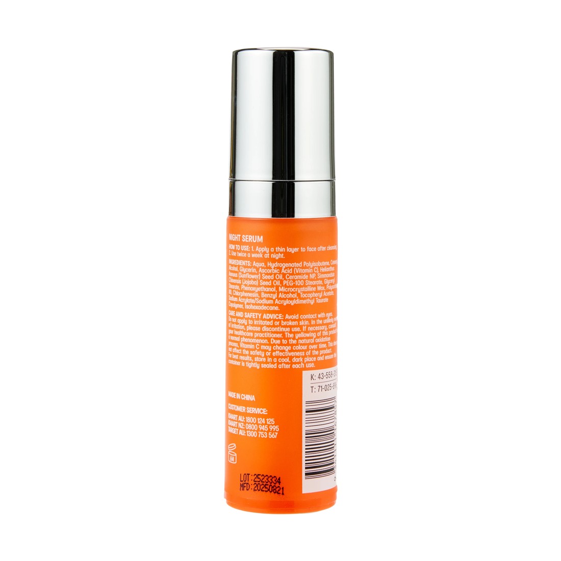 4 OXX Skincare Step 3 PM Brighten Night Serum 30ml - Vitamin C and Ceramide, 4 of 4