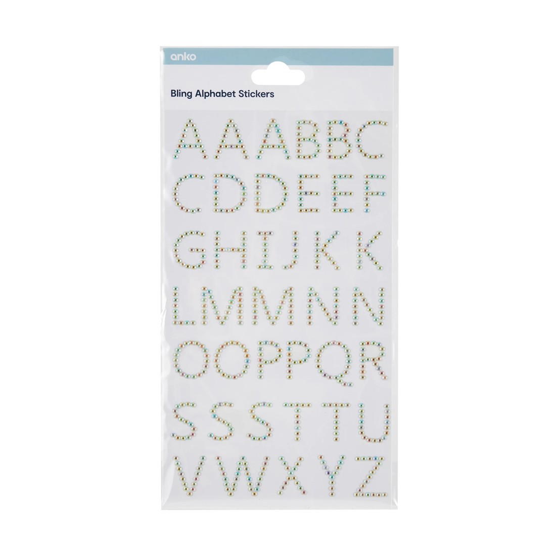 1 42 Piece Bling Stickers - Alphabets, 1 of 2