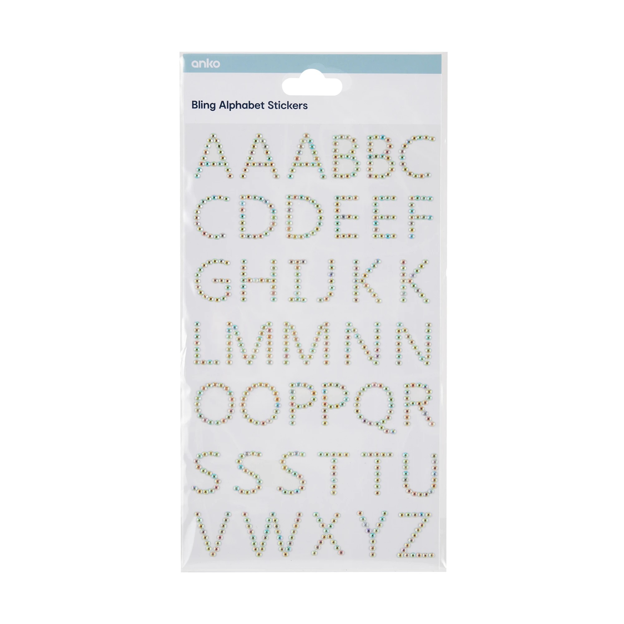 1 42 Piece Bling Stickers - Alphabets, 1 of 2