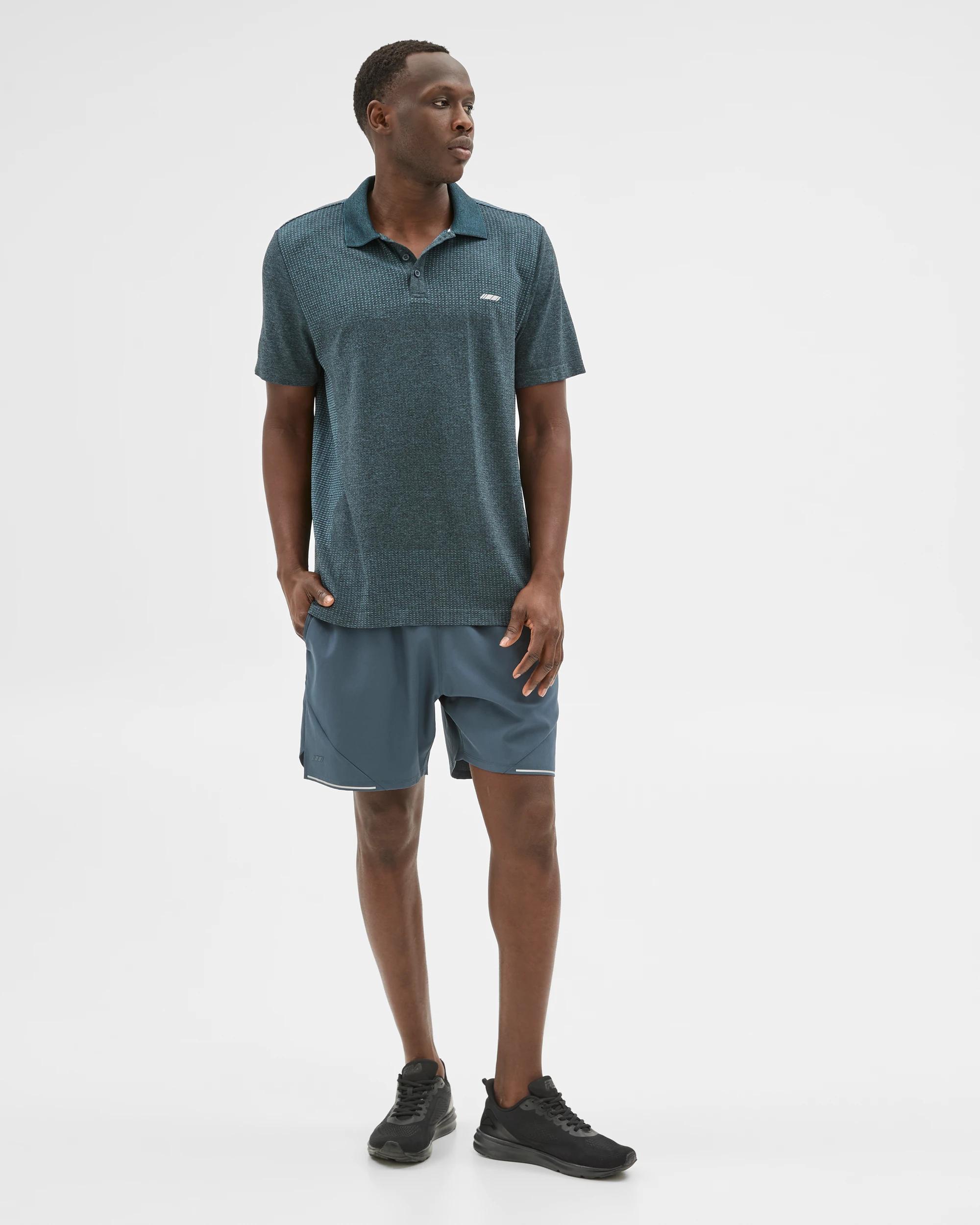 2 Target Active Polo Top SLATE GREEN, 2 of 6