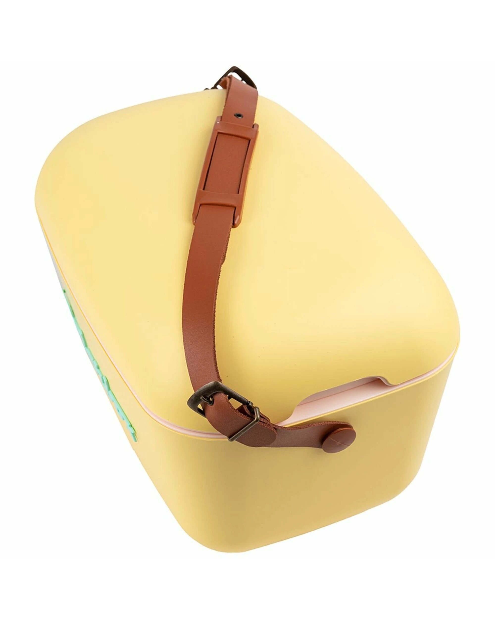 3 Polarbox Classic 12L Cooler Yellow with Cyan Logo, 3 of 3