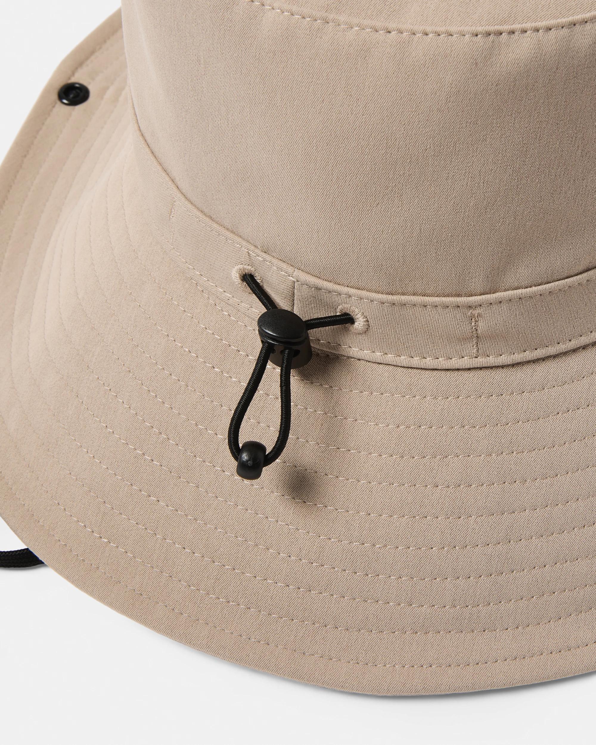 2 Water Resistant Wide Brim Hat Beige, 2 of 4