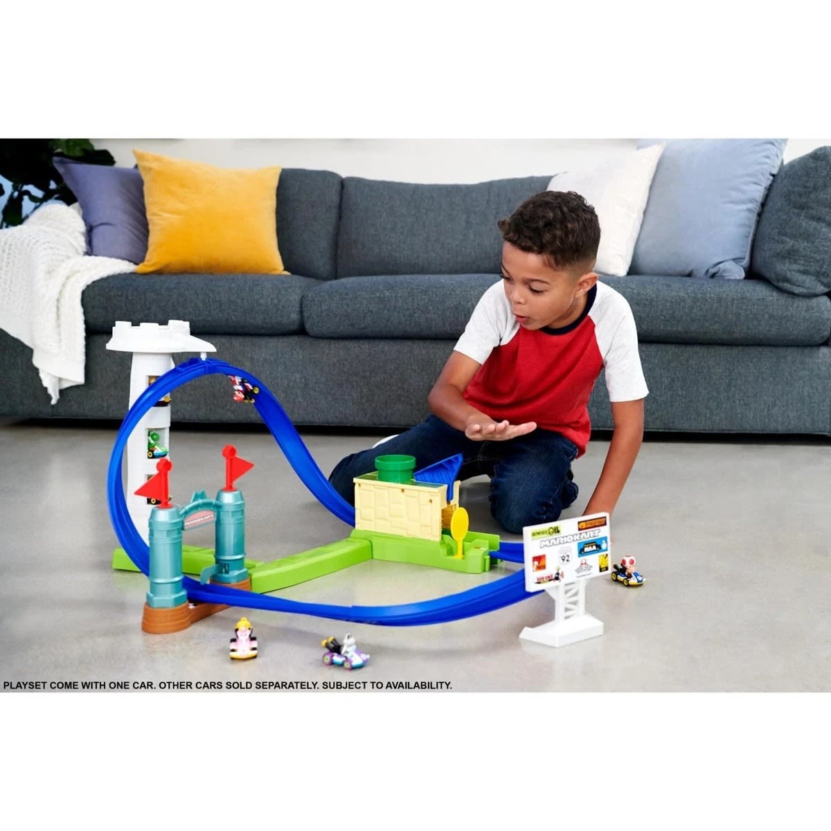 8 ​Hot Wheels Mario Kart Circuit Slam Track Set, 8 of 8