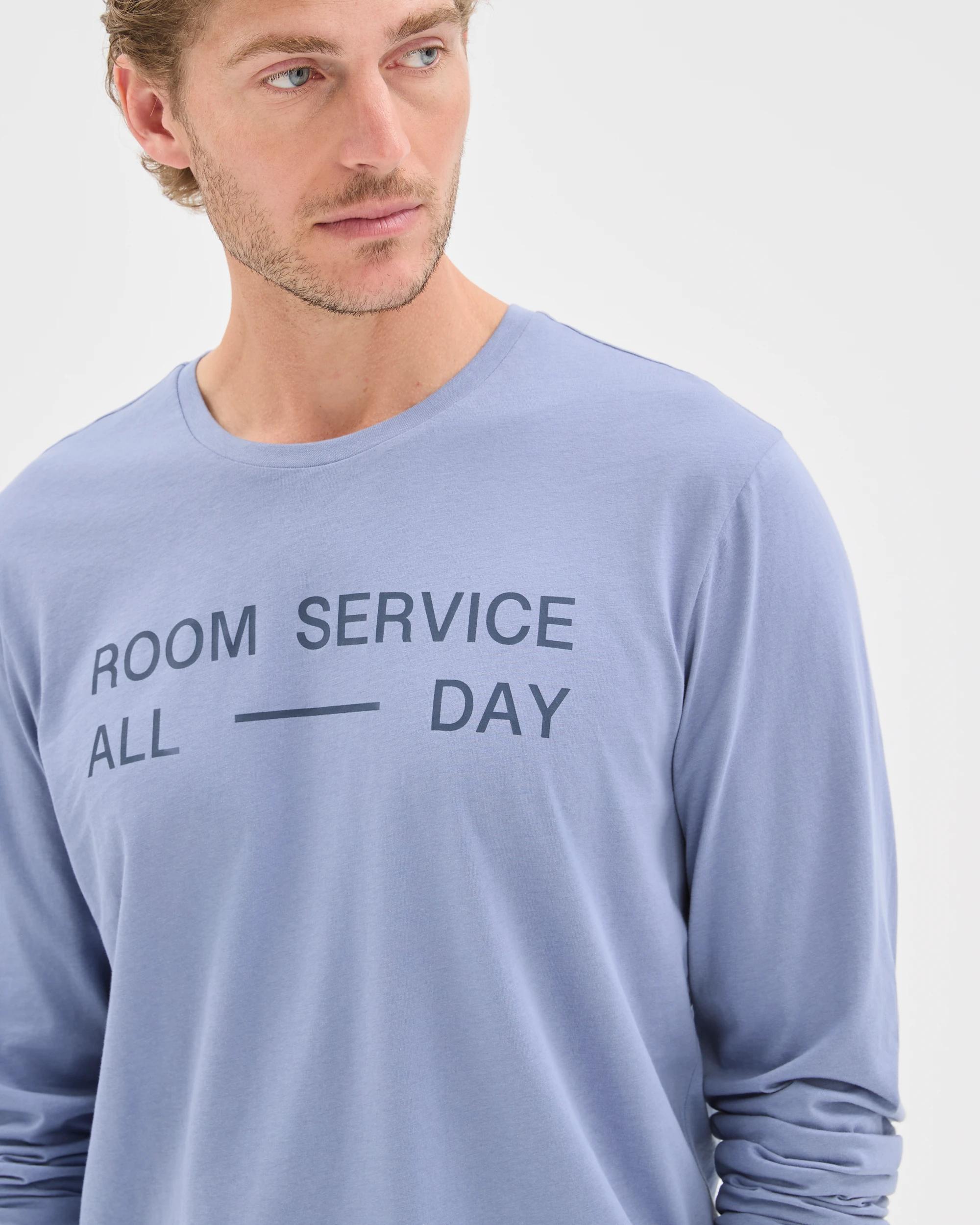 4 Maxx Australian Cotton Long Sleeve Sleep Top ROOM SERVICE, 4 of 6