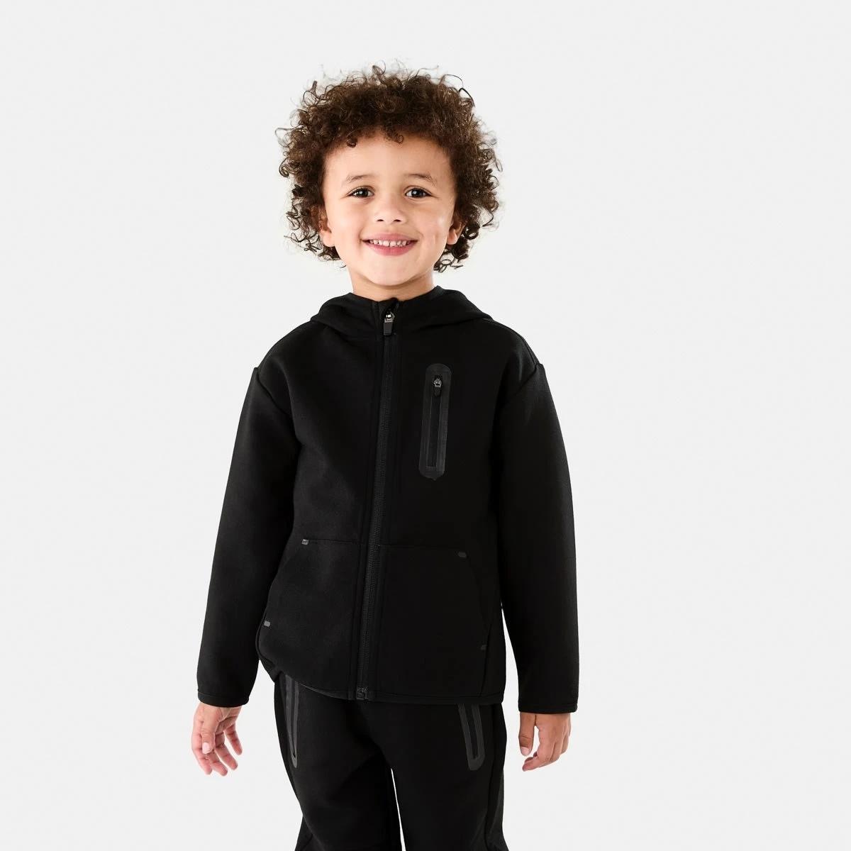 1 Active Kids Hoodie Black, 1 of 9