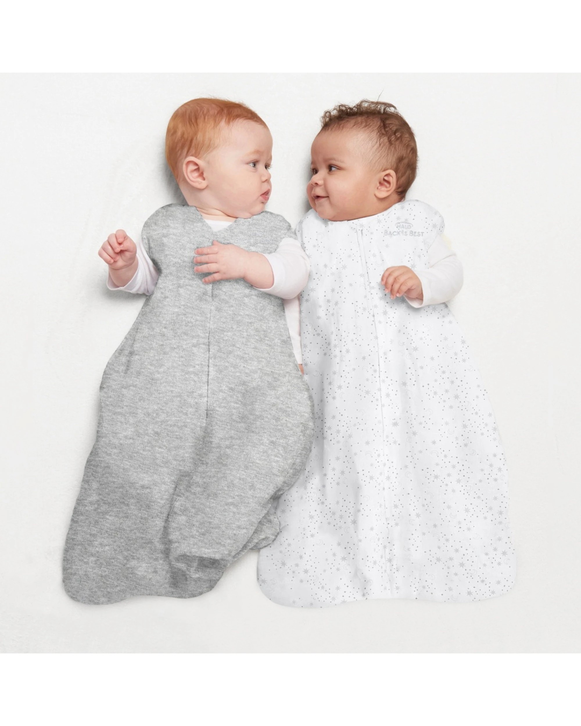 5 Halo Sleepsack Infant Cotton Bedding 0.5 Tog Sleeveless Hip Heather - Grey, 5 of 6