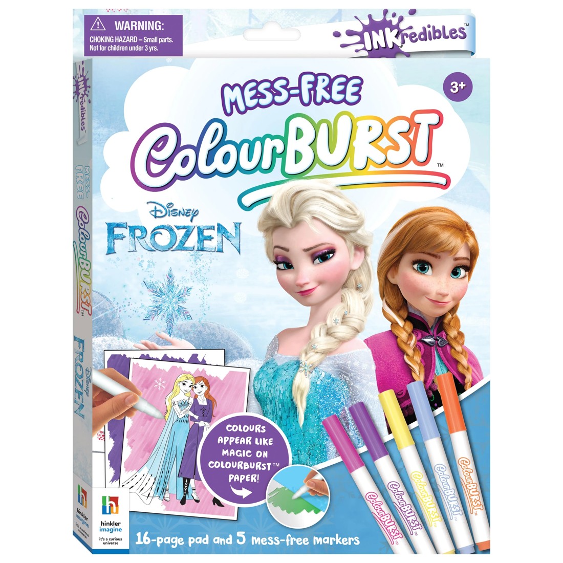 1 INKredibles Disney Frozen Mess-Free ColourBurst Activity Kit - Book, 1 of 6