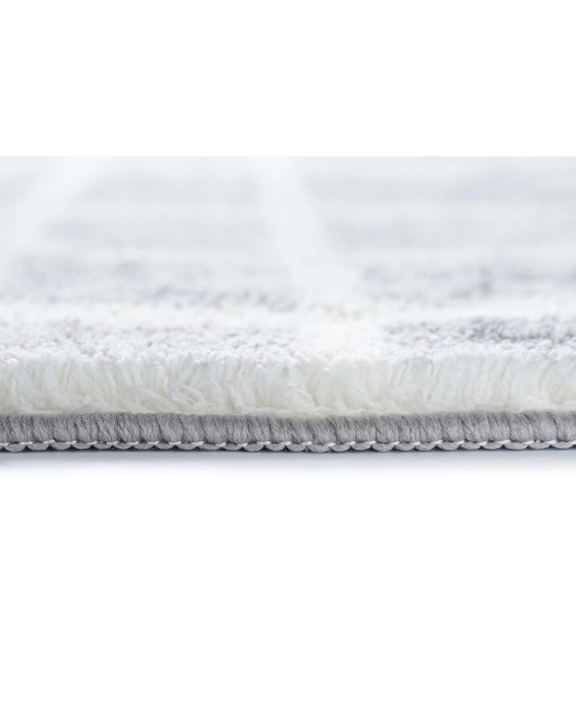 5 Loopsie Zeb Plaid Washable Rug-180cm x 120cm - Grey, 5 of 6