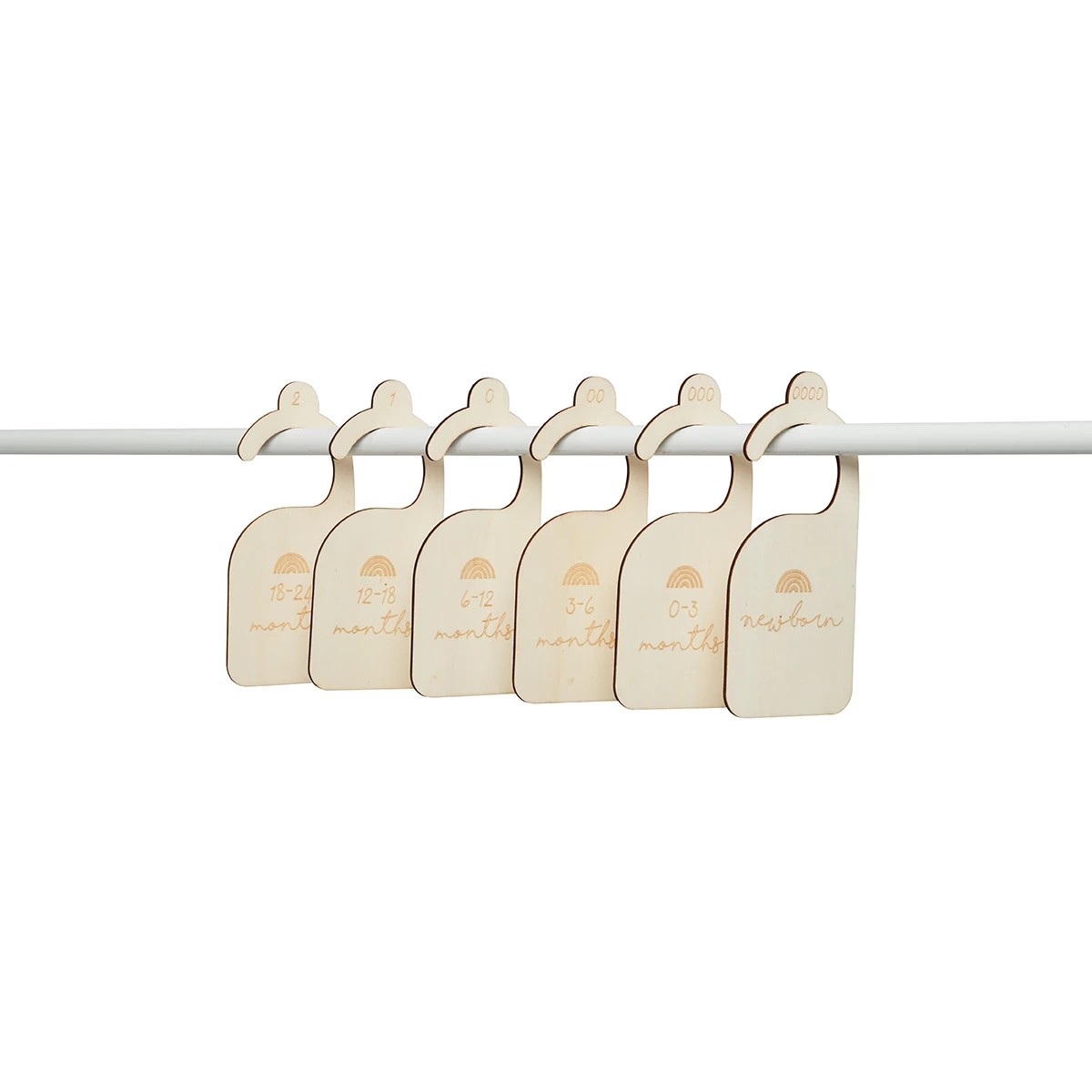 1 6 Pack Wardrobe Dividers, 1 of 10