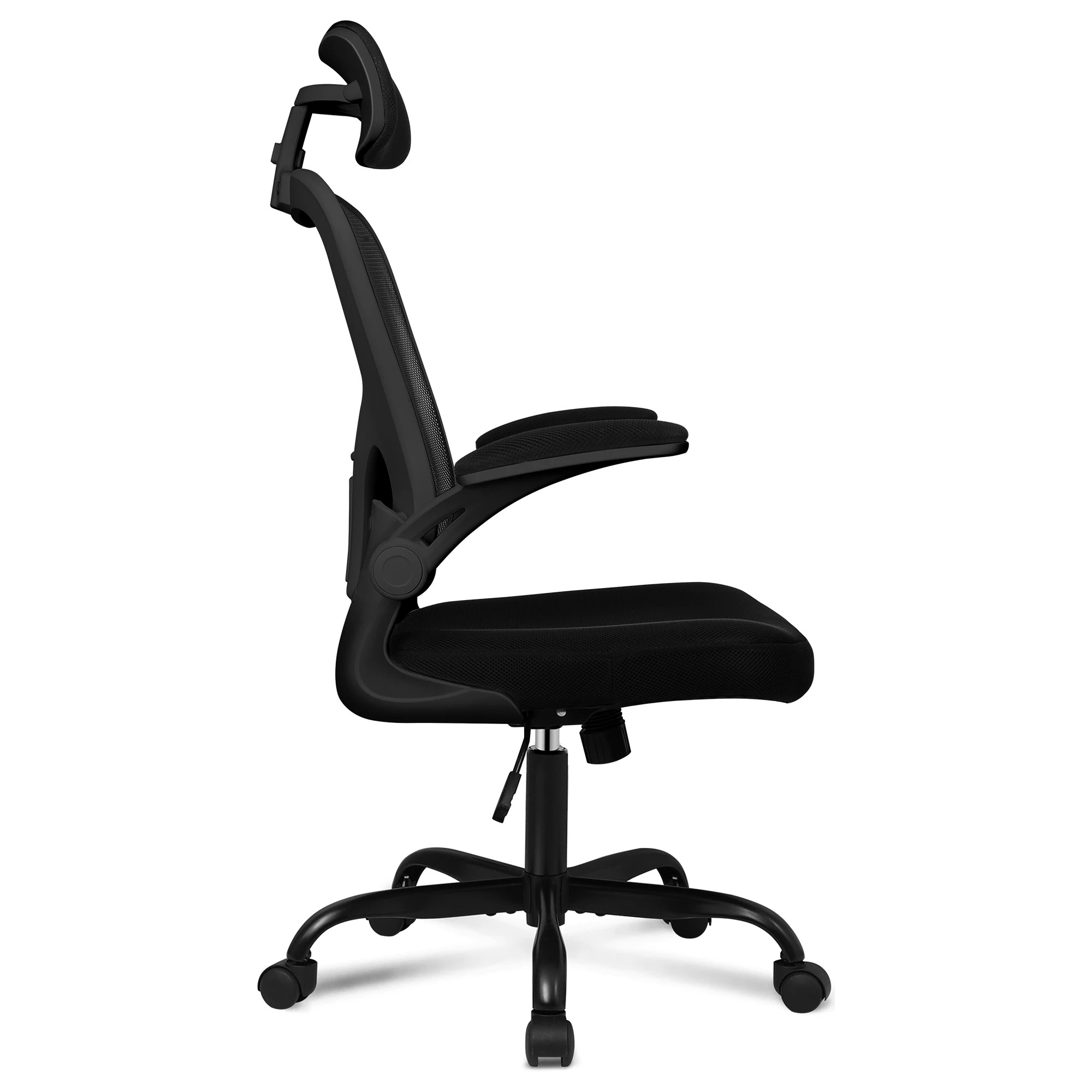 3 Alfordson Mesh Office Chair Executive Fabric Computer Seat Gaming Racing Tilt - Black, 3 of 10