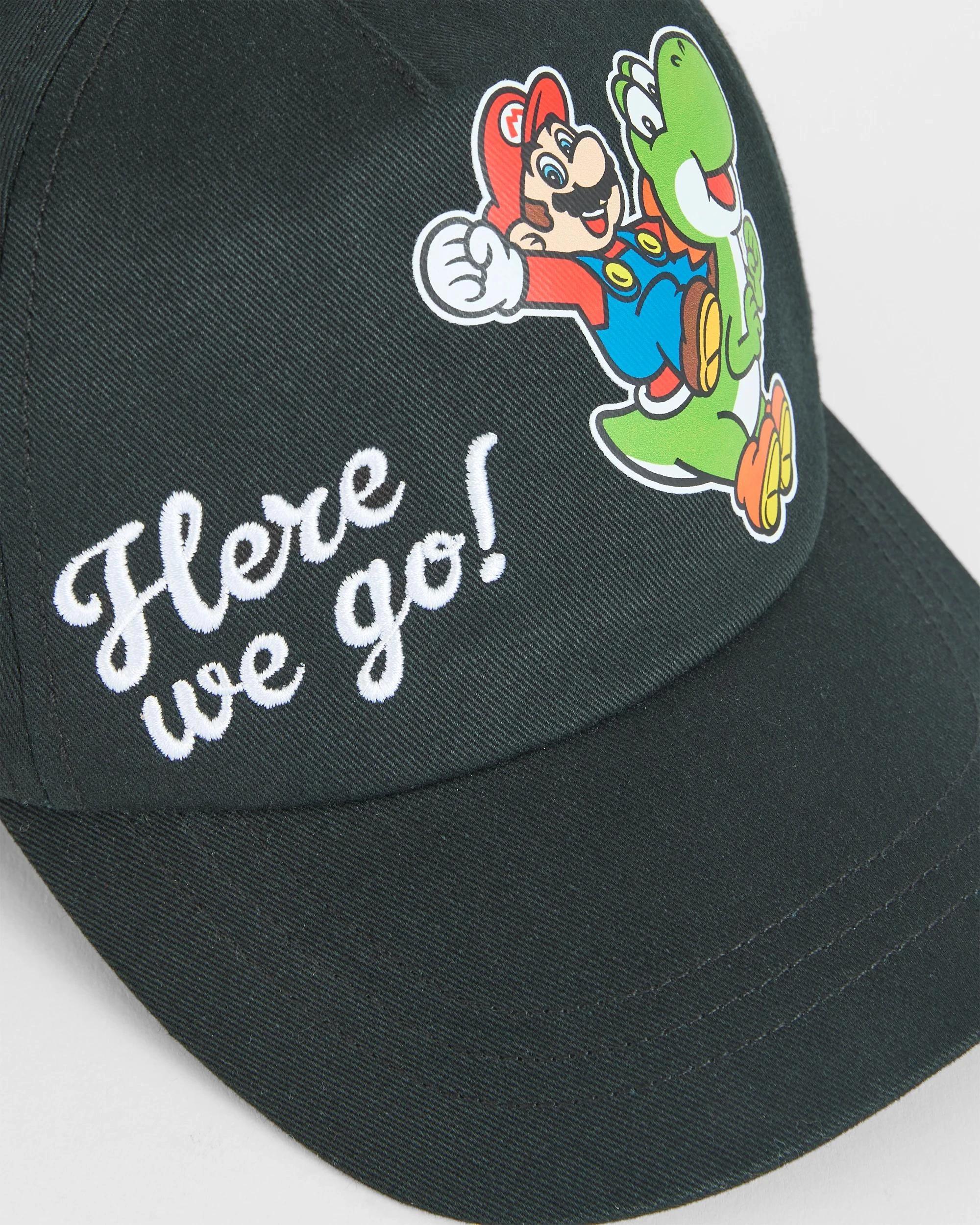 3 Licensed Super Mario Cap BLACK, 3 of 3