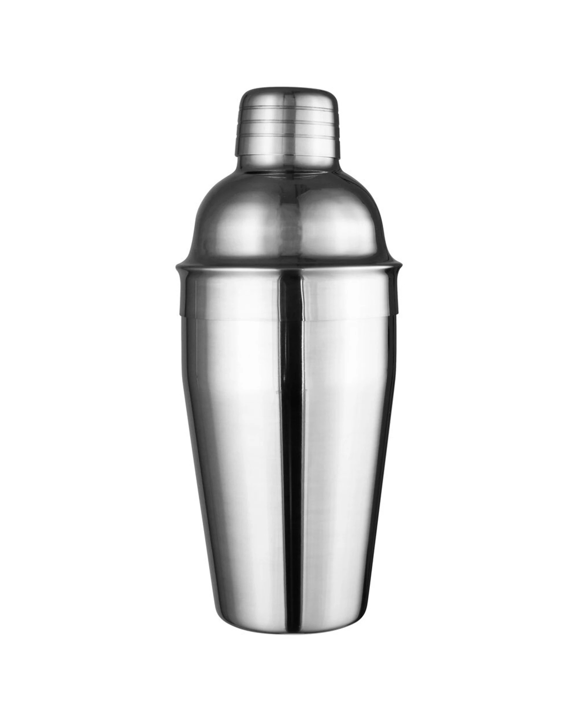 2 Avanti 550ml Cocktail Shaker Stainless Steel With Built-in Strainer Airtight Lid - White, 2 of 3