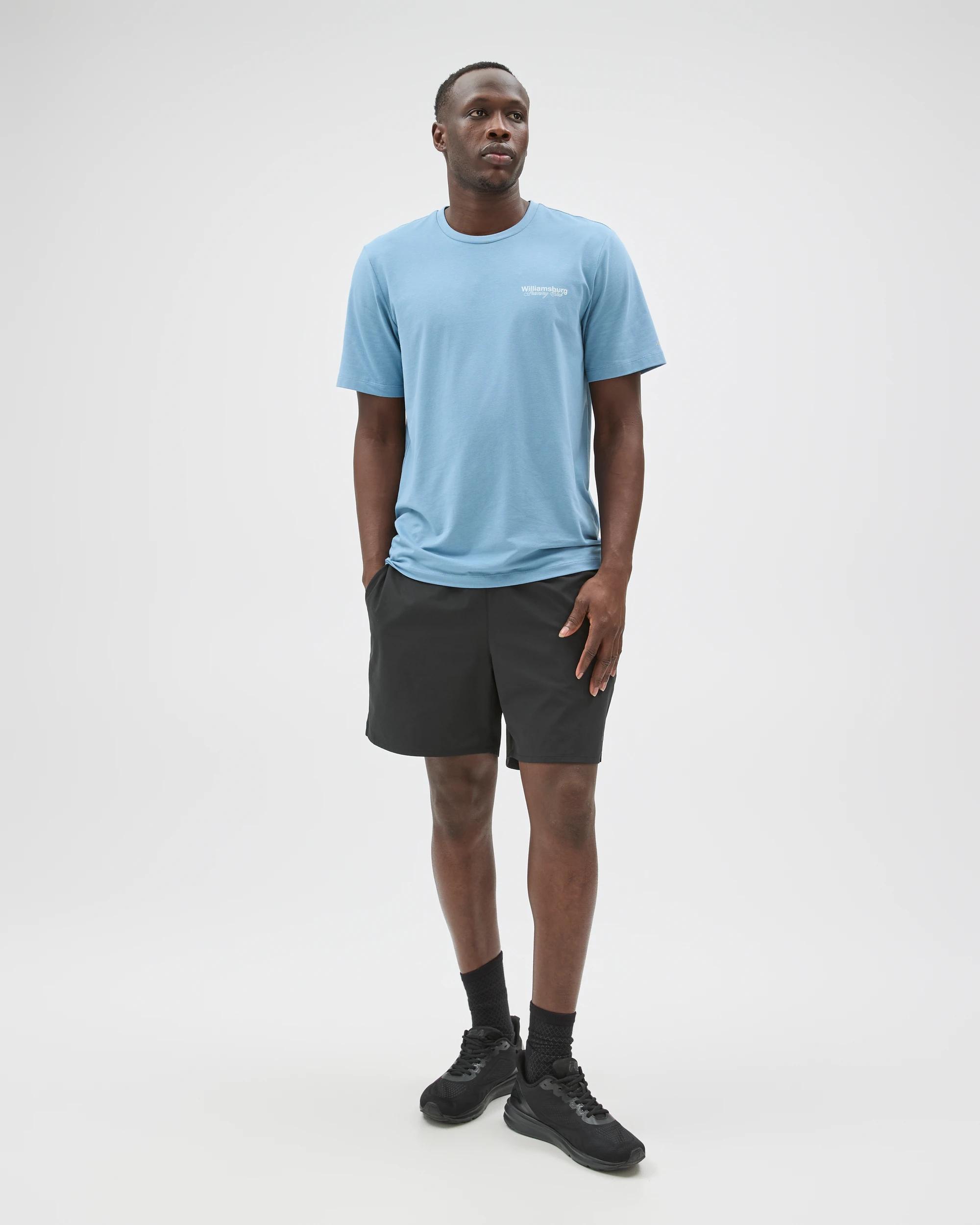 1 Target Active Active Australian Cotton Blend Graphic T-Shirt DUSTY BLUE WILLIAMSBURG, 1 of 6