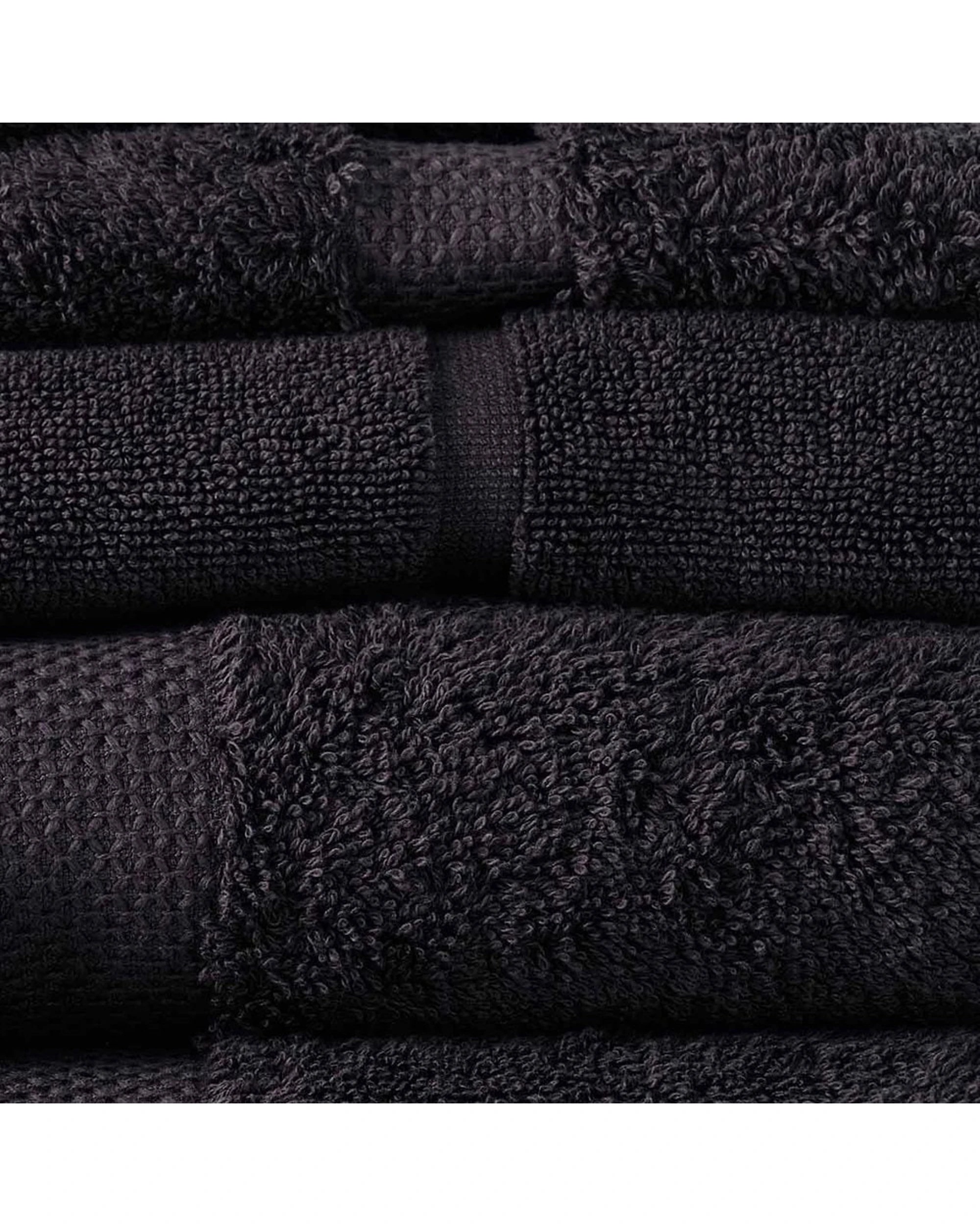 2 Canningvale Royal Splendour 6pc Home Decor Bathroom Towel Set - Black, 2 of 3