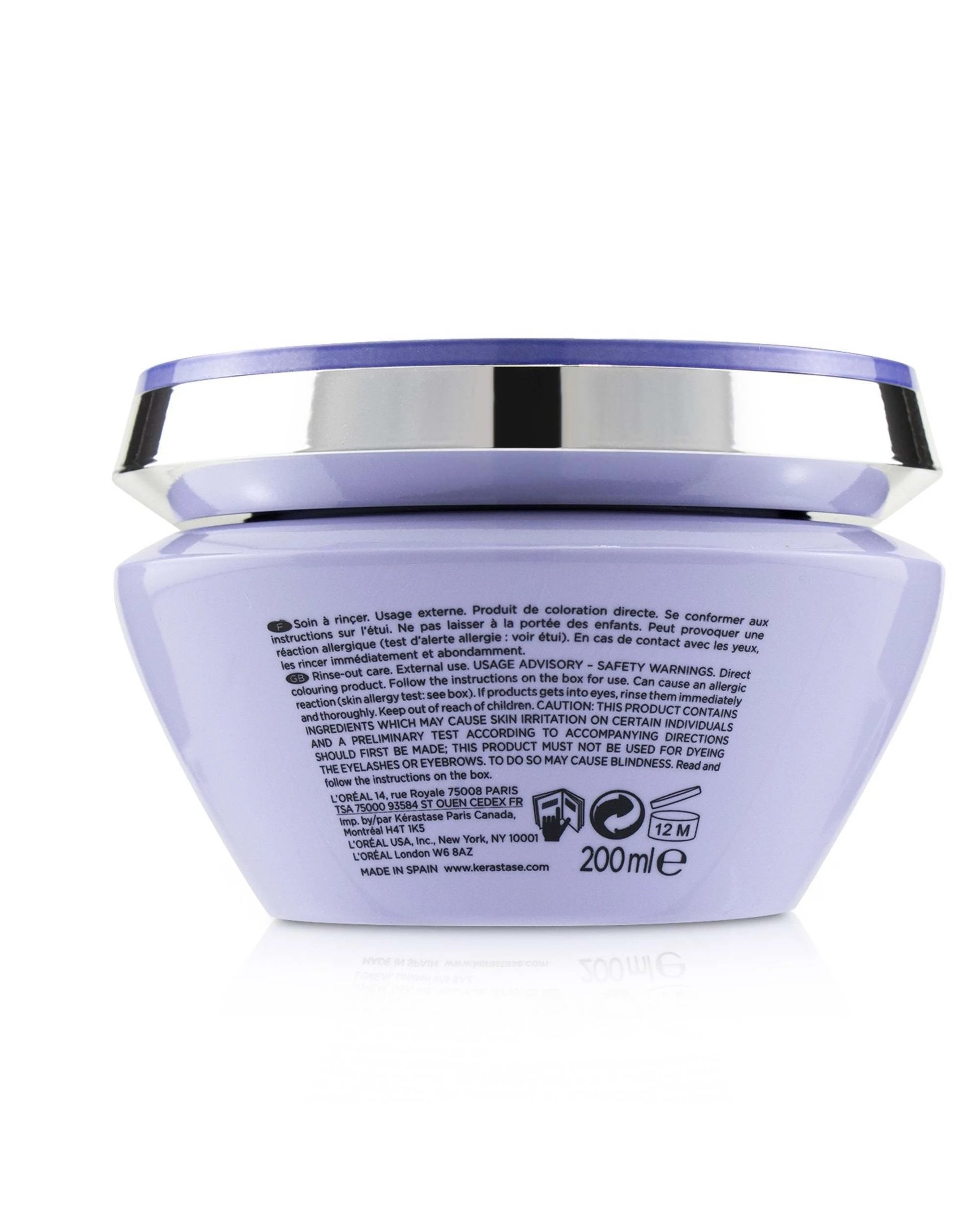 3 Kerastase Blond Absolu Masque Ultra-Violet Anti-Brass Blonde Purple Hair Mask 200ml/6.8oz, 3 of 4