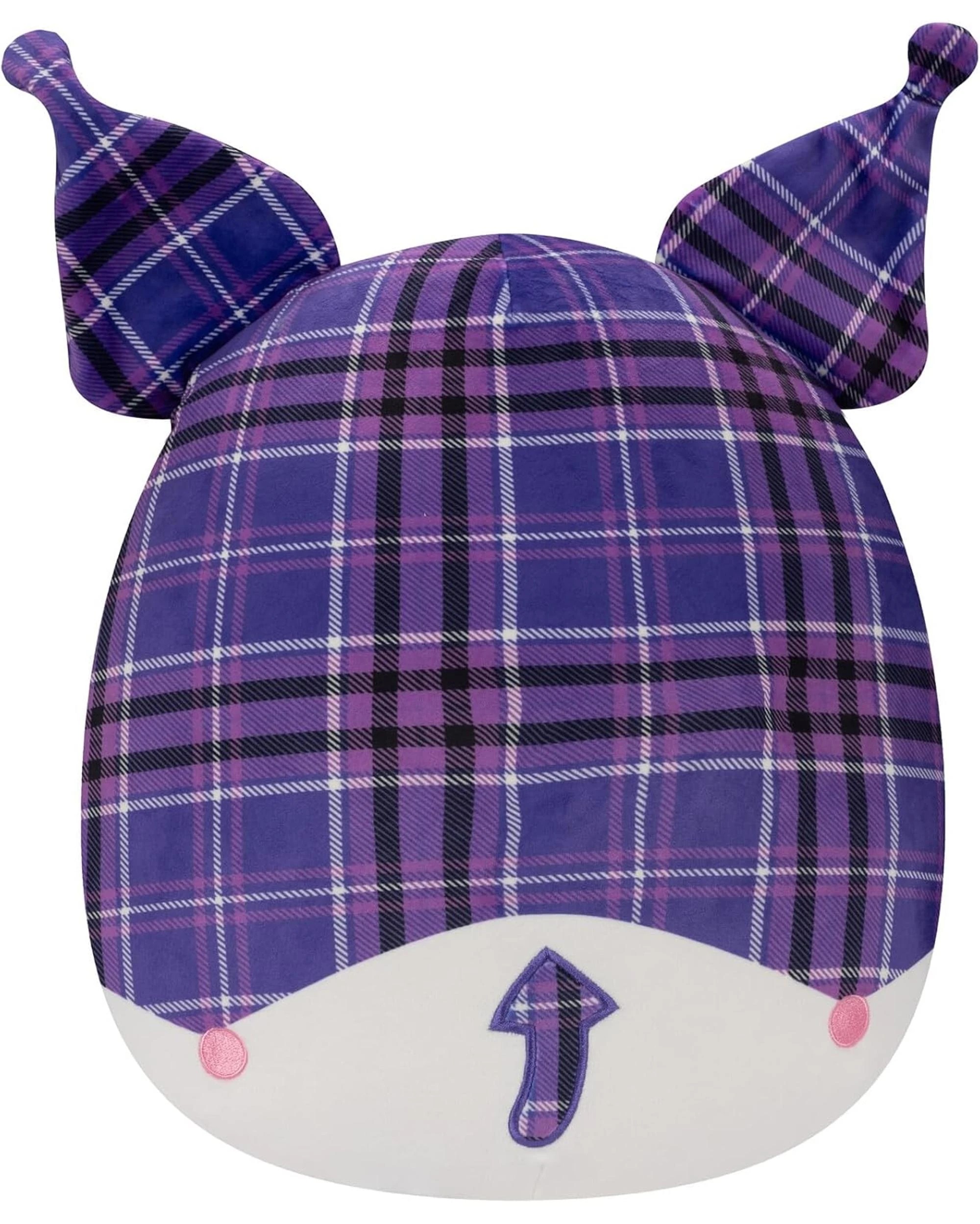 3 Squishmallows Sanrio Purple Plaid Kuromi 14 inch Plush, 3 of 3