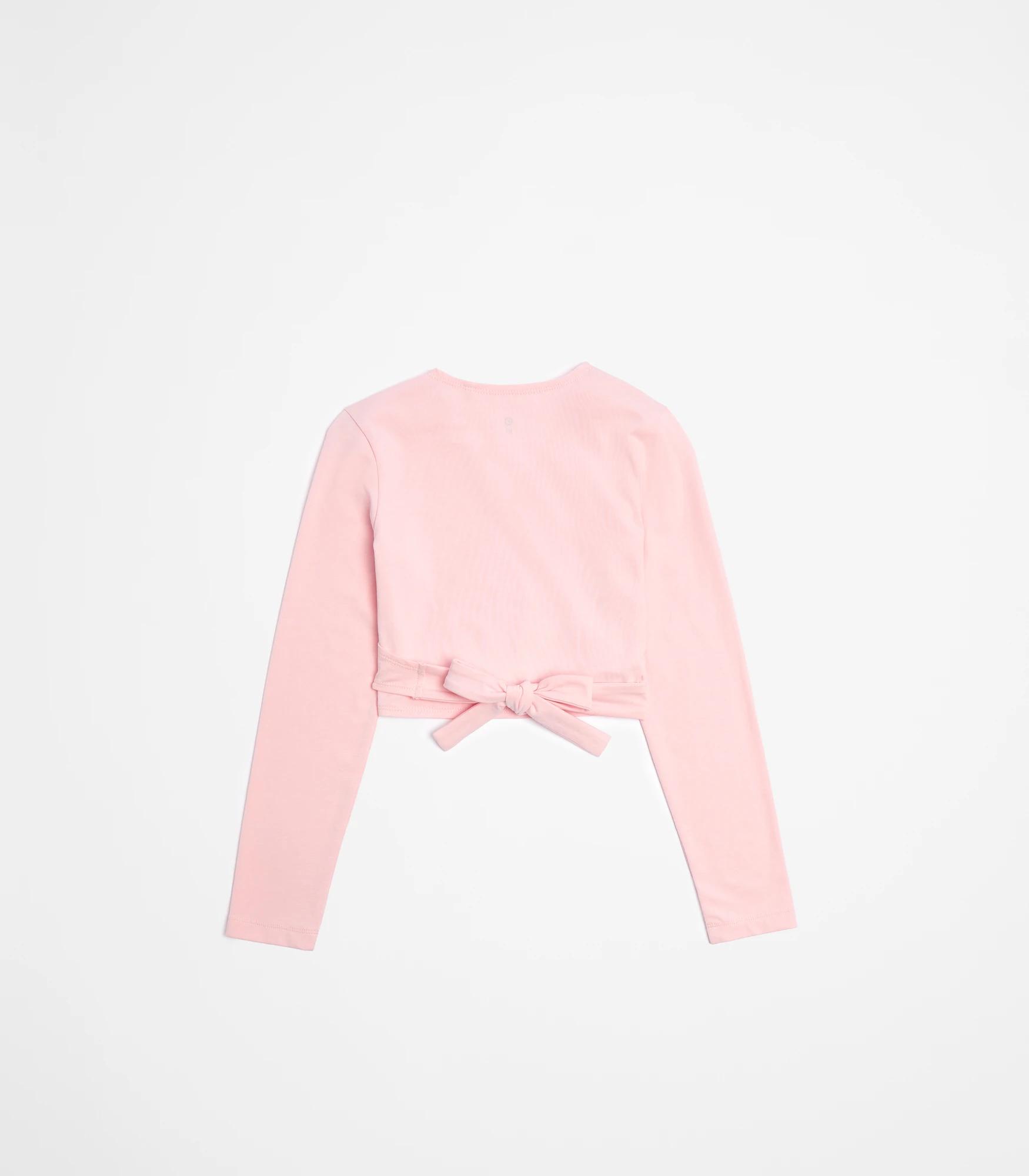 3 Target School Dance Long Sleeve Crossover Top PINK, 3 of 3