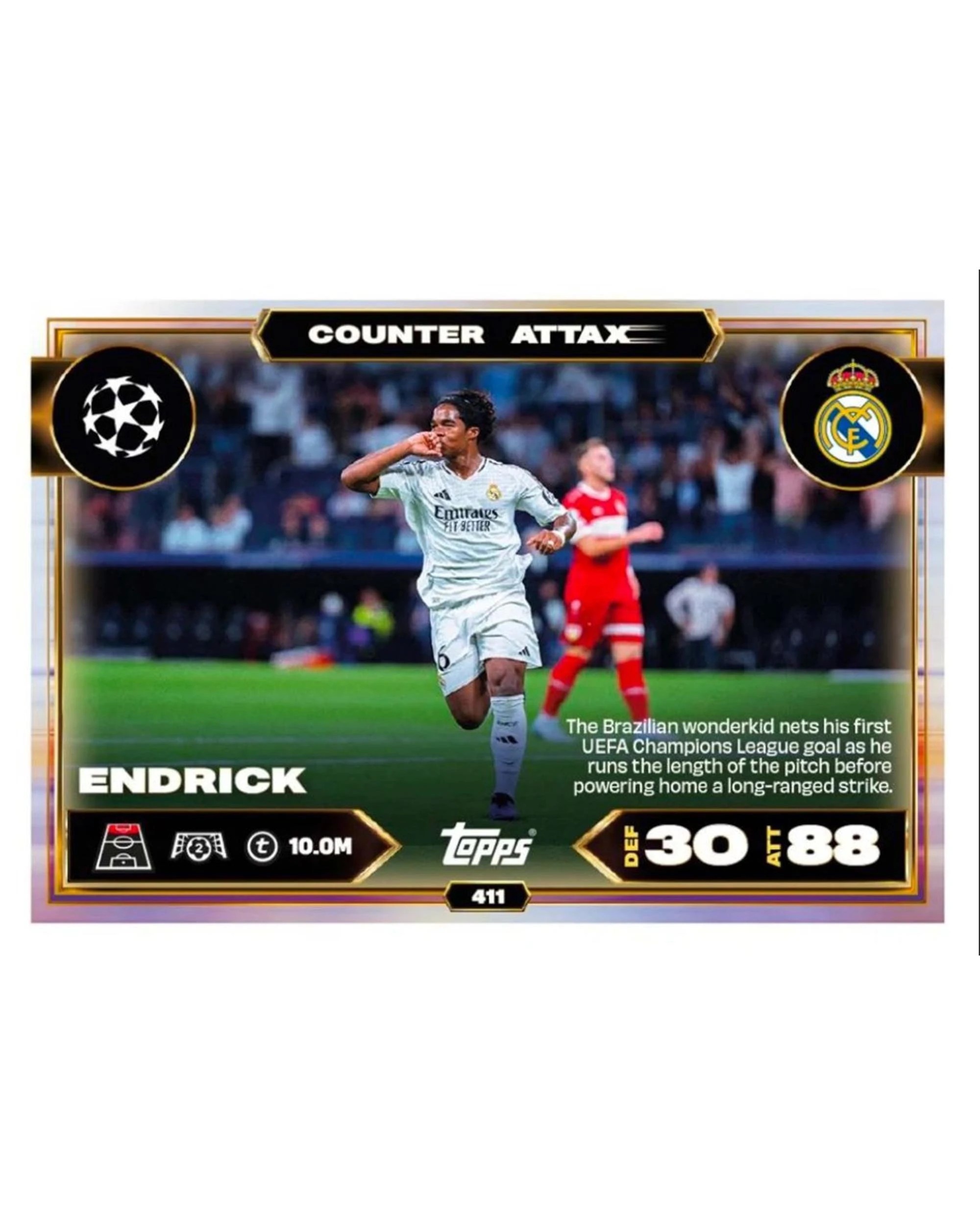 10 Match Attax UEFA Club Competitions 2025/2026 Edition Trading Cards Booster Box, 10 of 10