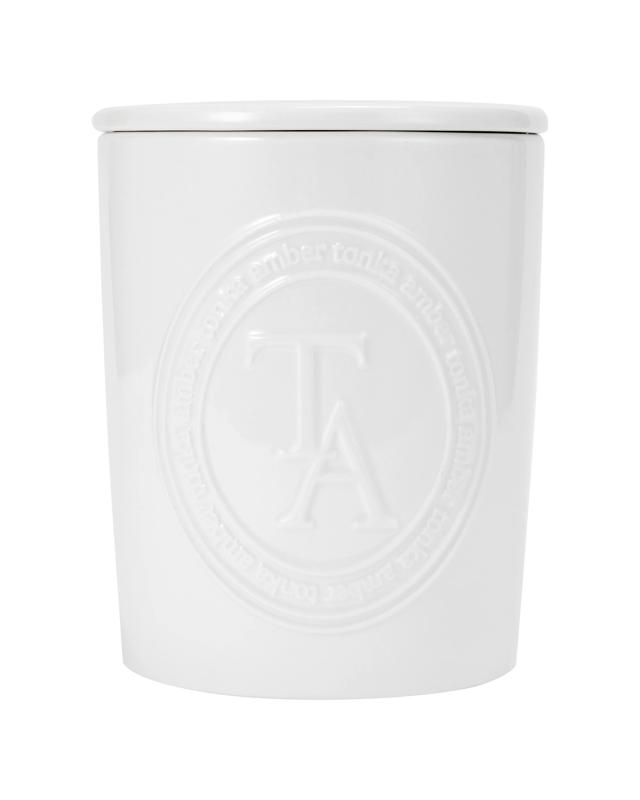 XL Amber Tonka Soy Wax Ceramic Ca