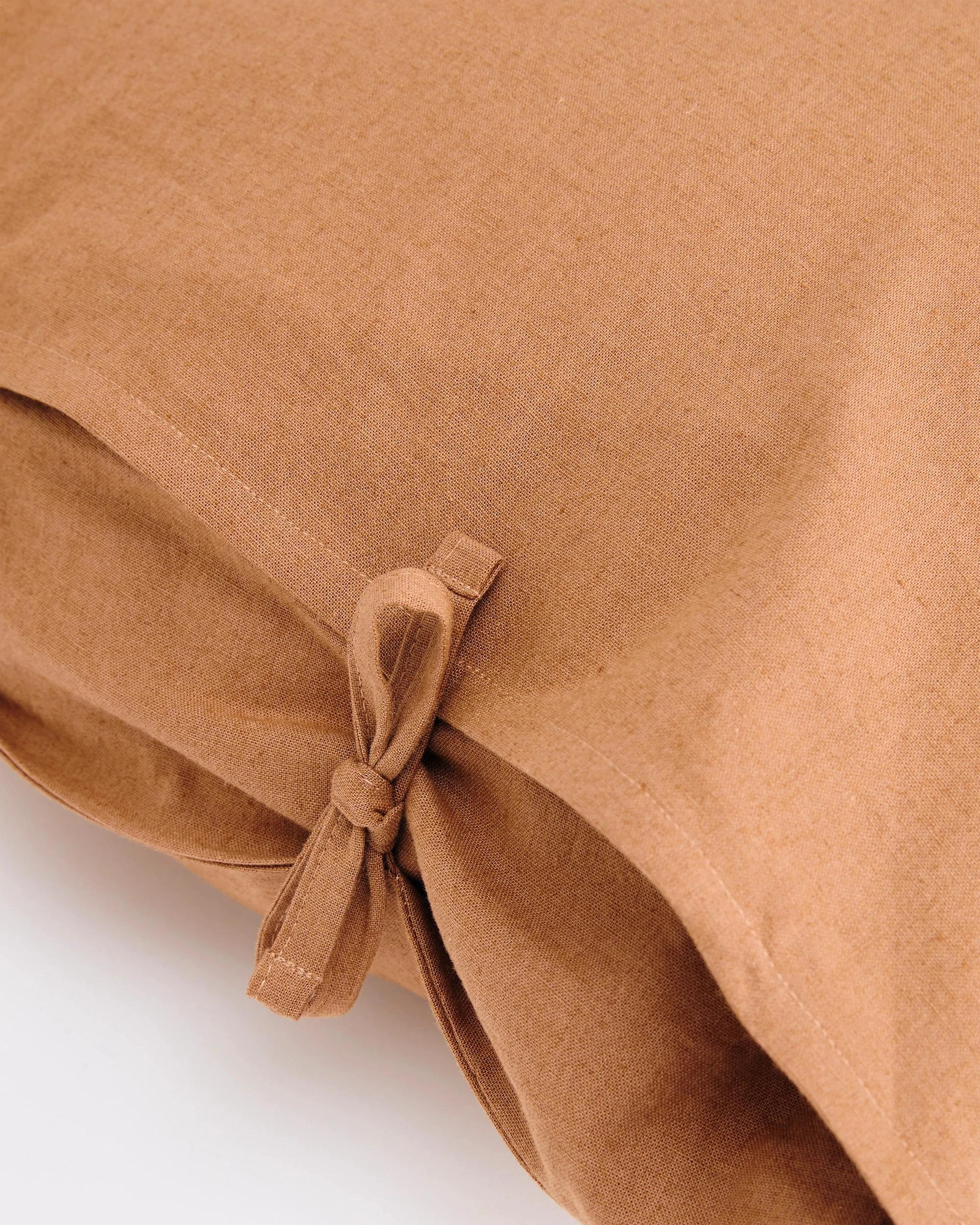 7 Target Laynie Linen/Cotton Quilt Cover Set - King Bed - Brown, 7 of 8