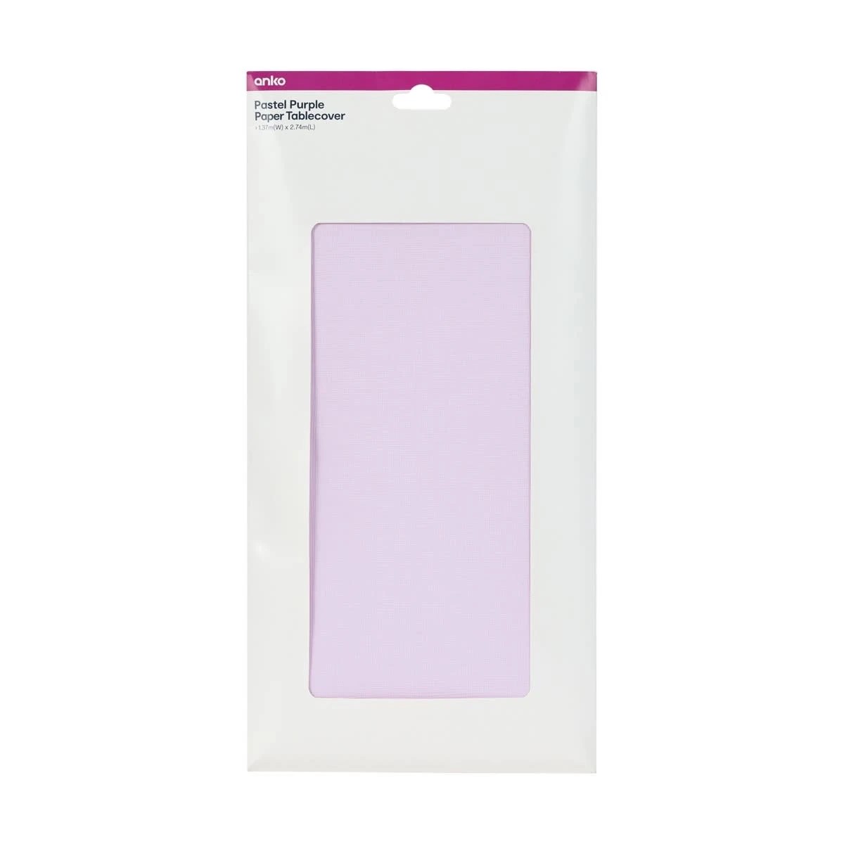 3 Paper Tablecover - Pastel Purple, 3 of 3