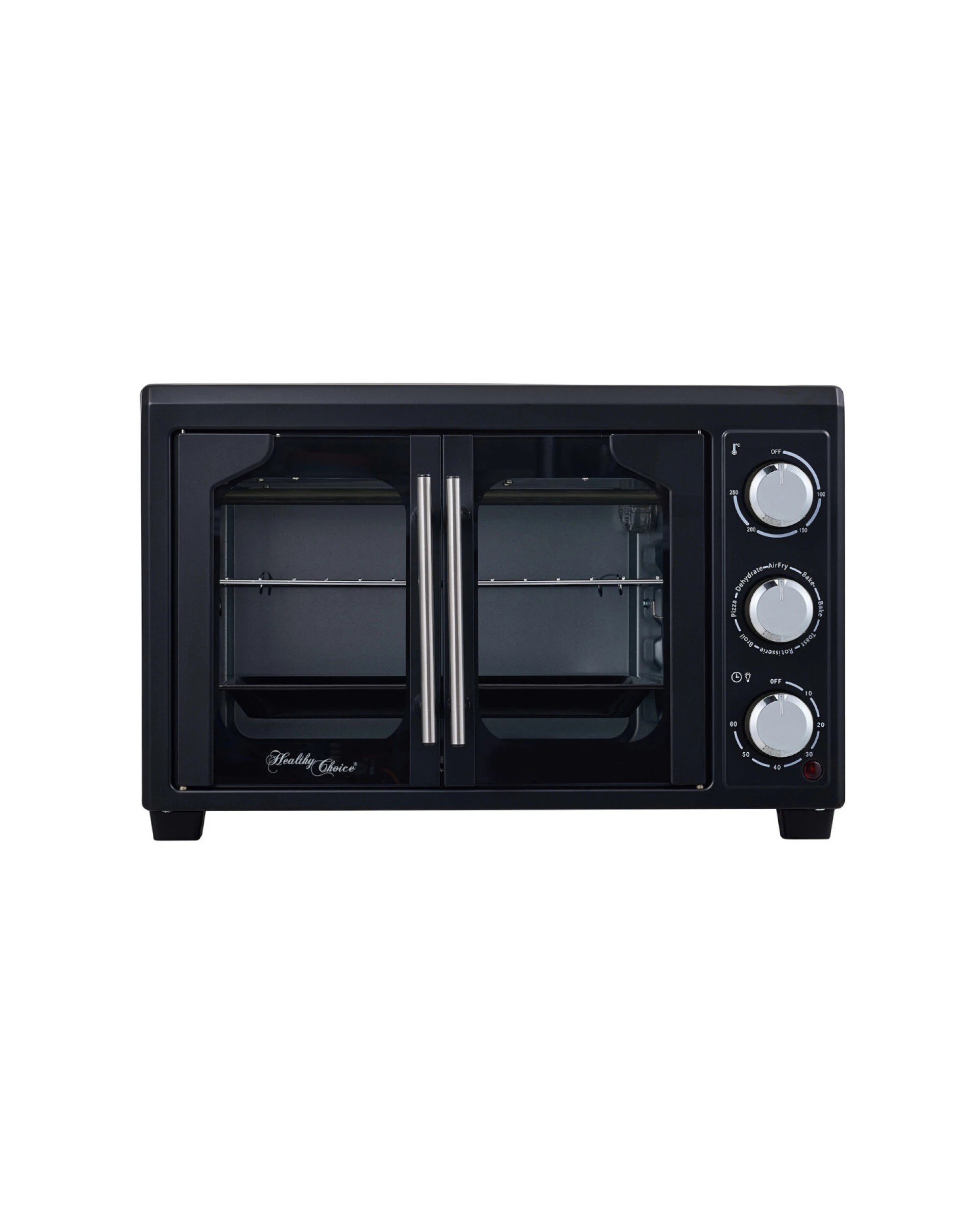 1 Healthy Choice30L Air Fryer Convection Pizza Oven w/ rotisserie 360 degree Food Rotating Option, 1 of 8