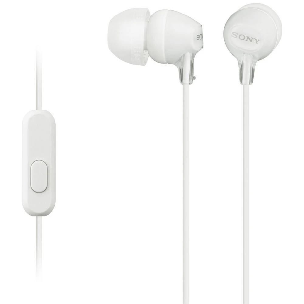 1 Sony Earphones with Smartphone Control White MDREX15AP, 1 of 1