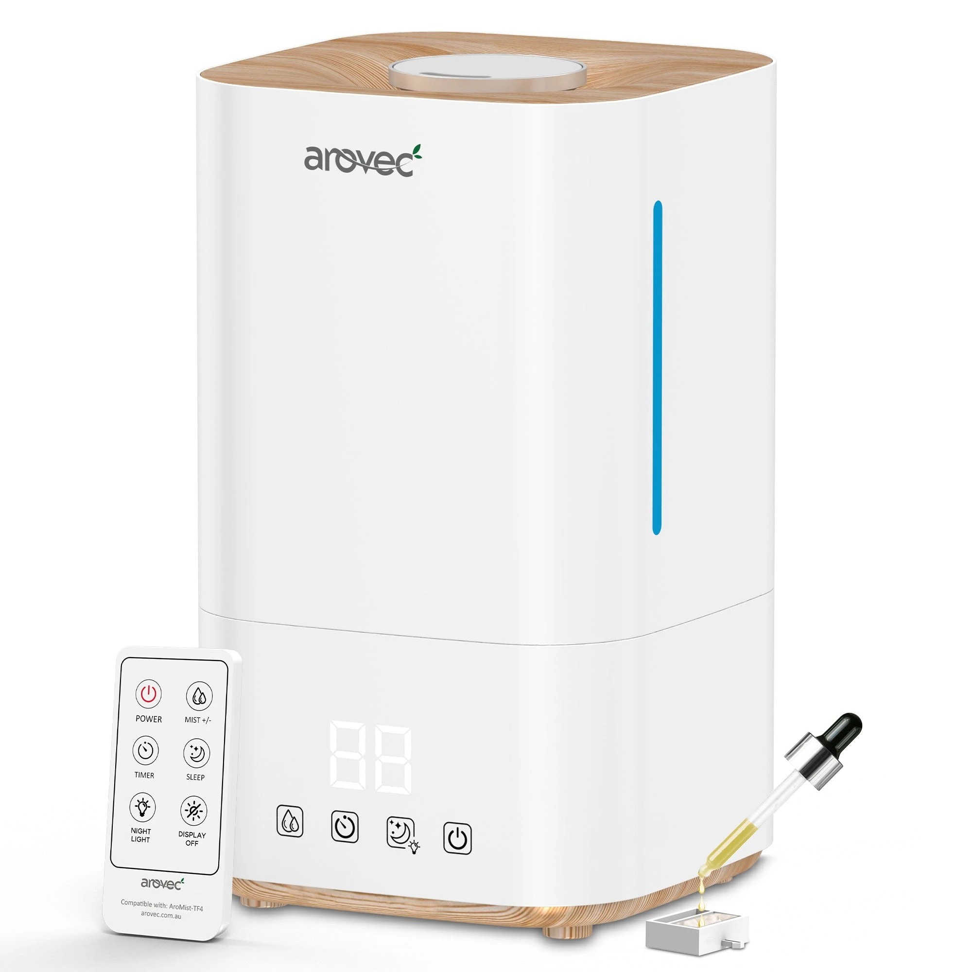 1 Arovec Humidifier and Aroma Diffuser 4L Cool Mist 30 m² for Bedroom, 1 of 1