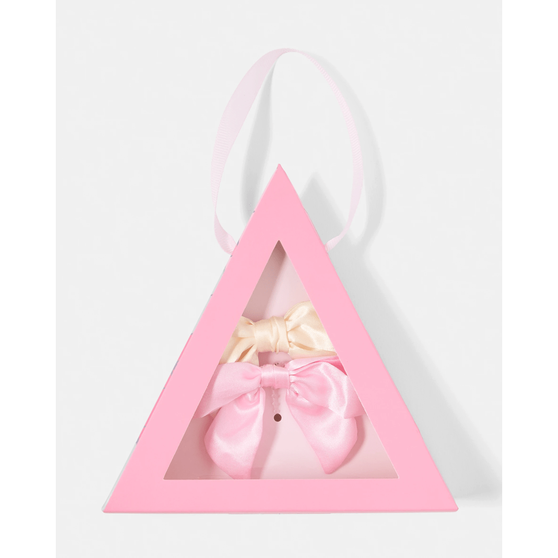 1 2 Pack Bow Hair Ties Gift Set - Pink, 1 of 3