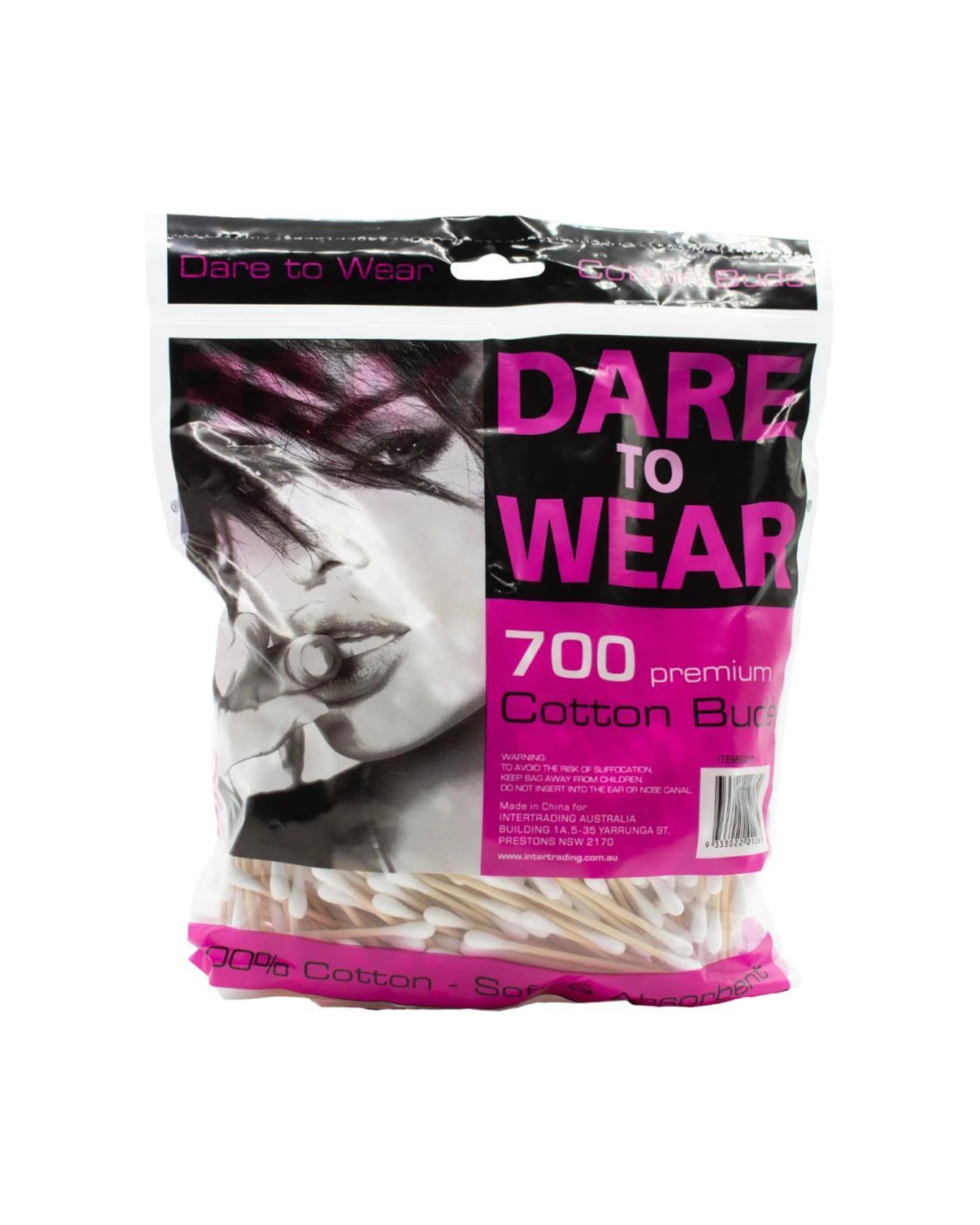 3 Dare To Wear 4200pc Premium 100% Cotton Buds With Wooden Stem - Plain, 3 of 3