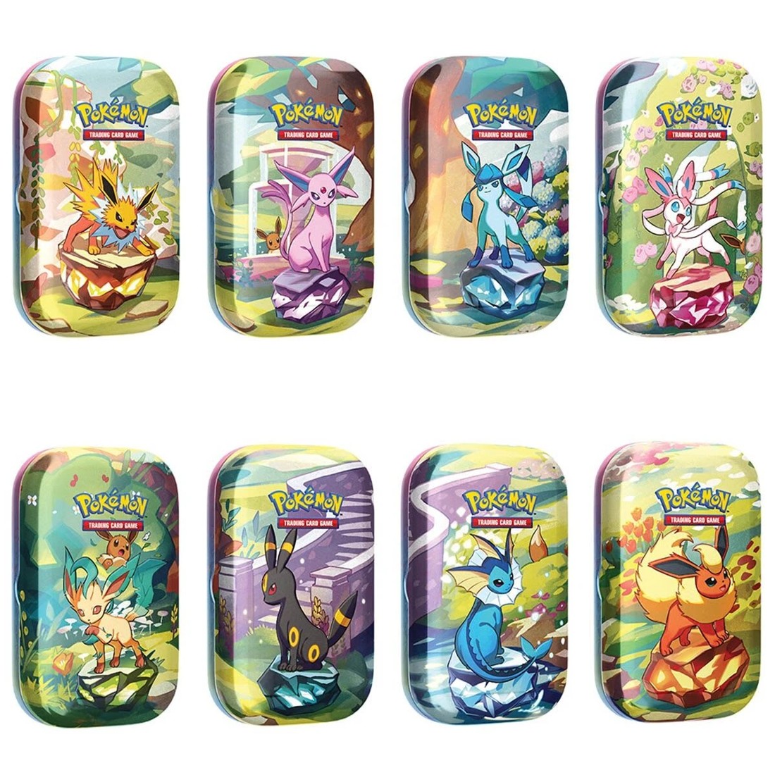 1 Pokemon Trading Card Game: Scarlet & Violet Prismatic Evolutions Mini Tin - Assorted, 1 of 6