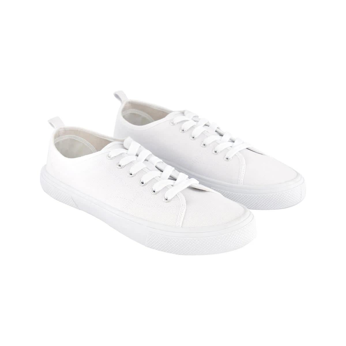 4 Casual Canvas Shoes White, 4 of 5