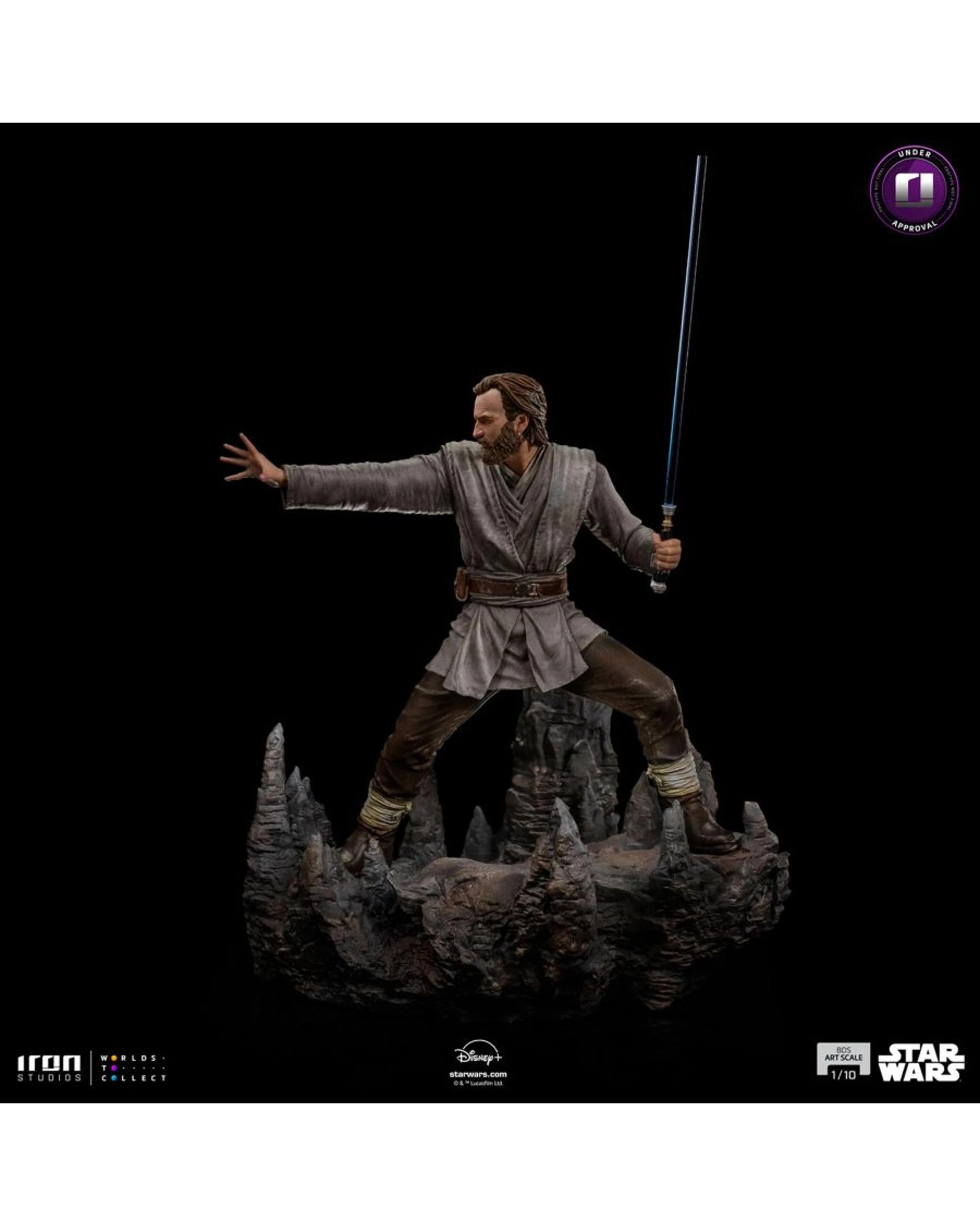 4 Iron Studios Star Wars Obi-Wan Obi-Wan Kenobi 1:10 Scale Statue, 4 of 10