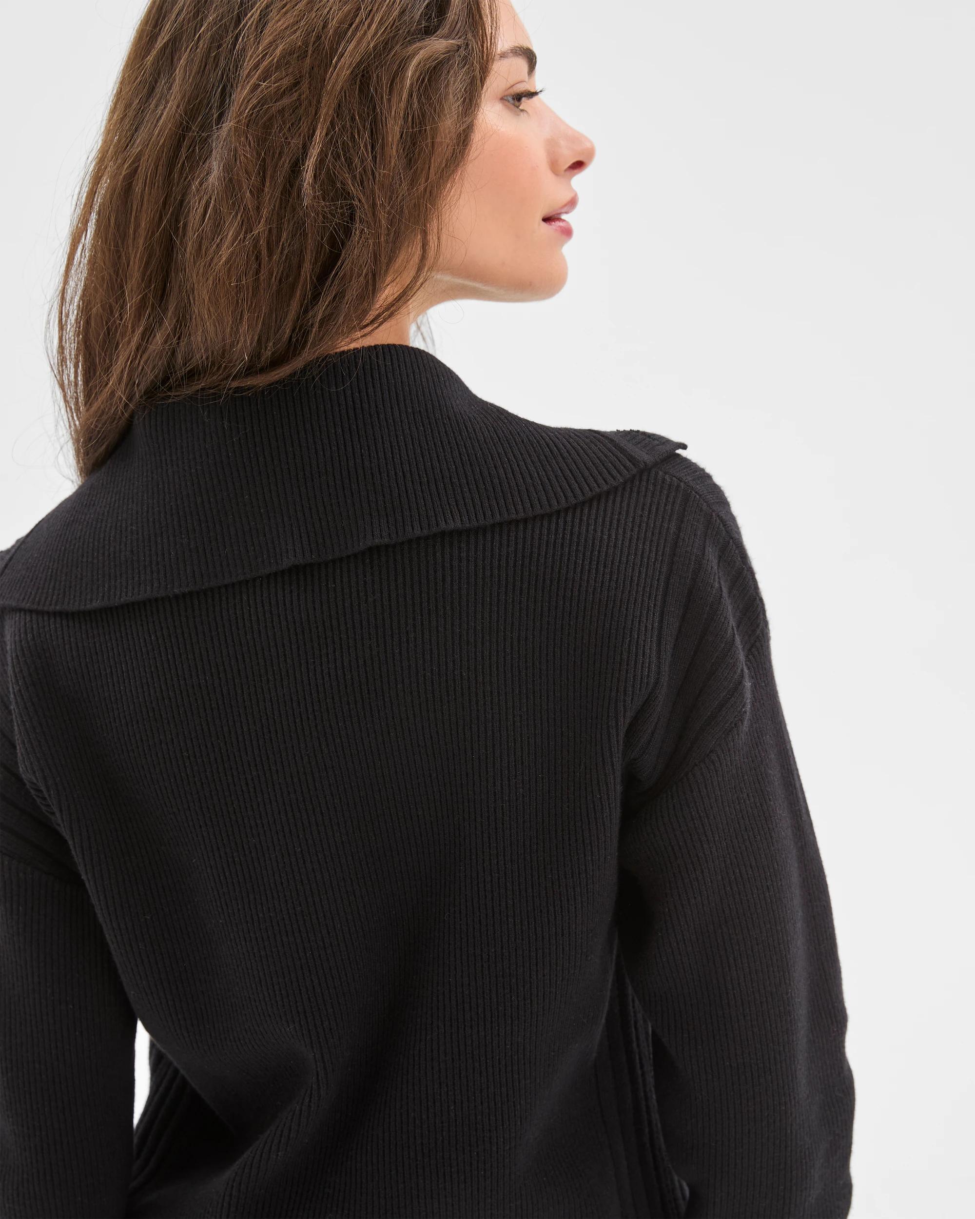7 Target Petites Petites Clean Knit Rib Jumper BLACK, 7 of 7