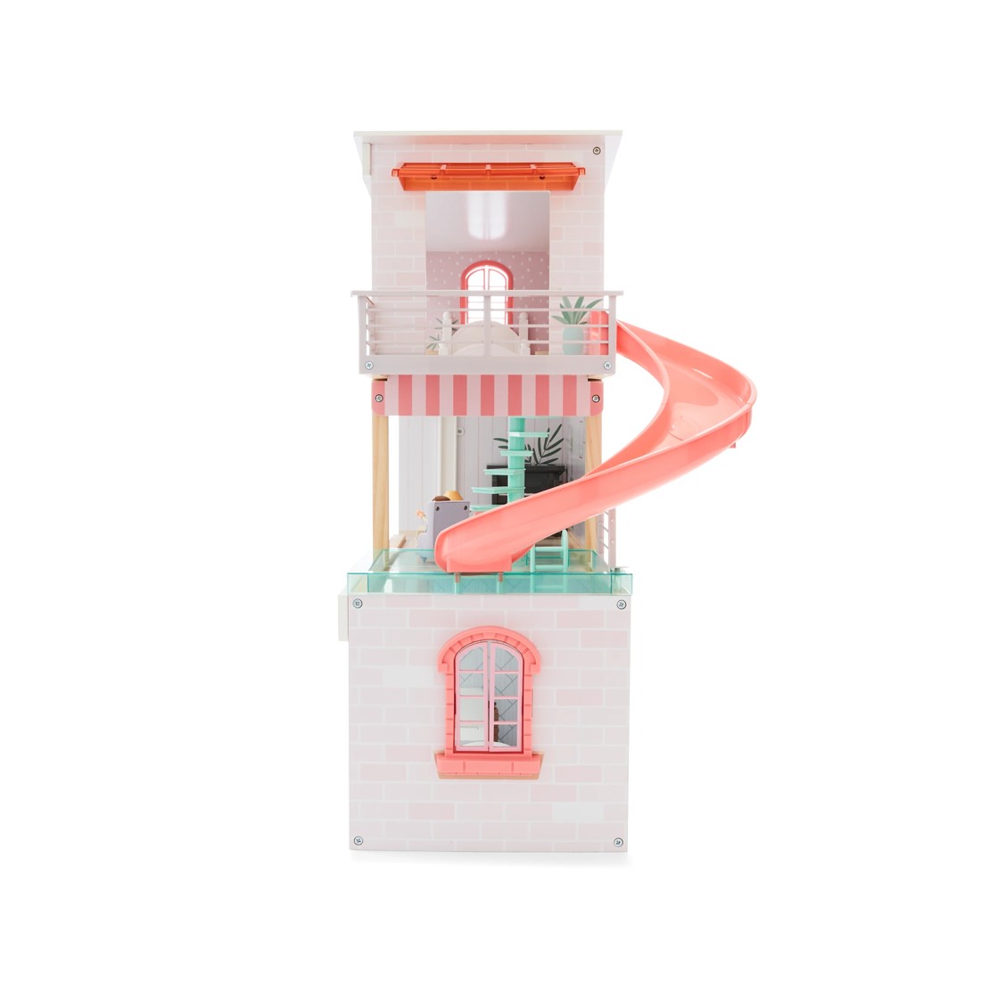 8 17 Piece Wooden Dollhouse Set, 8 of 10