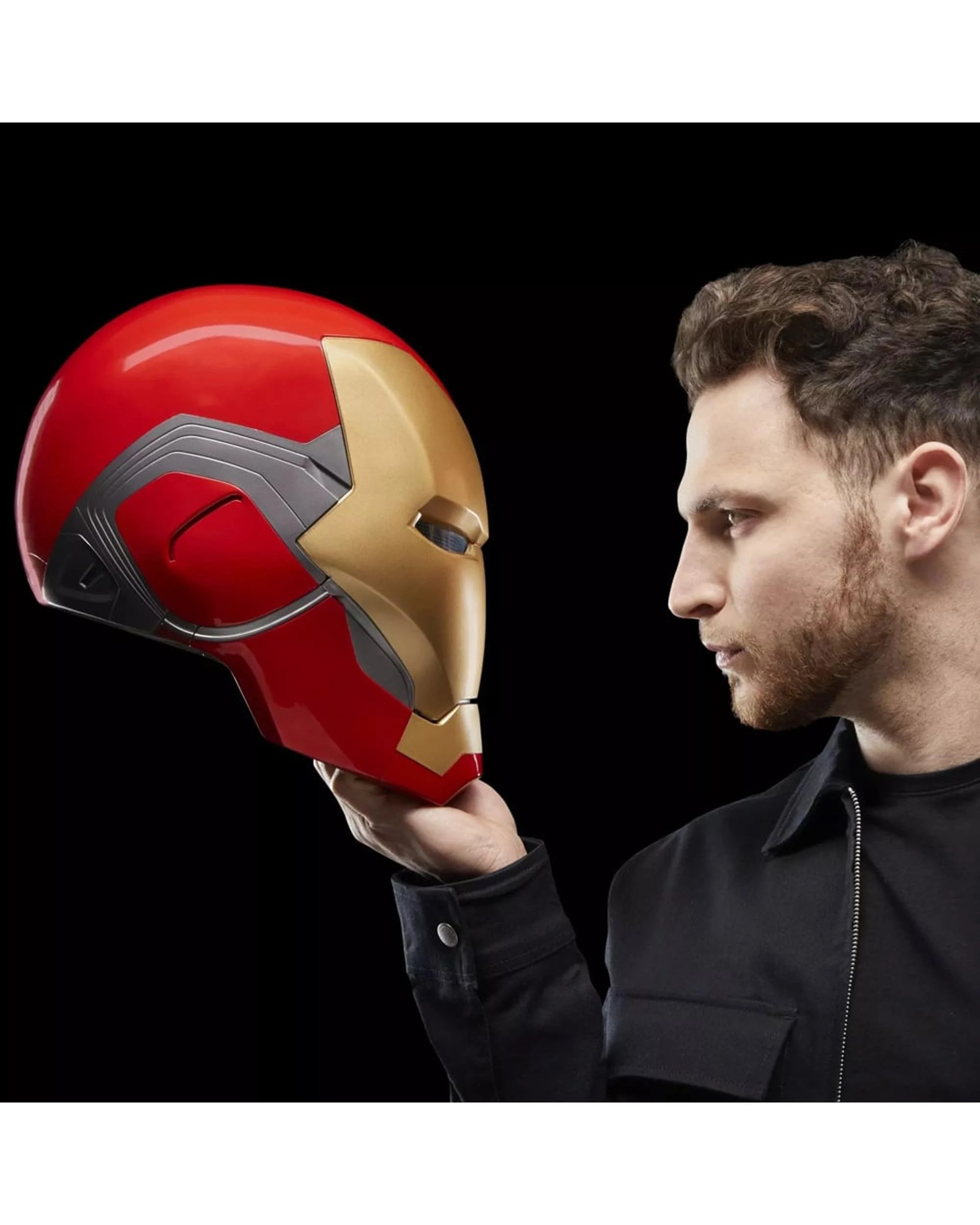 4 Hasbro Marvel Legends Series: Avengers Endgame Iron Man Mark 85 Premium Electronic Helmet, 4 of 10