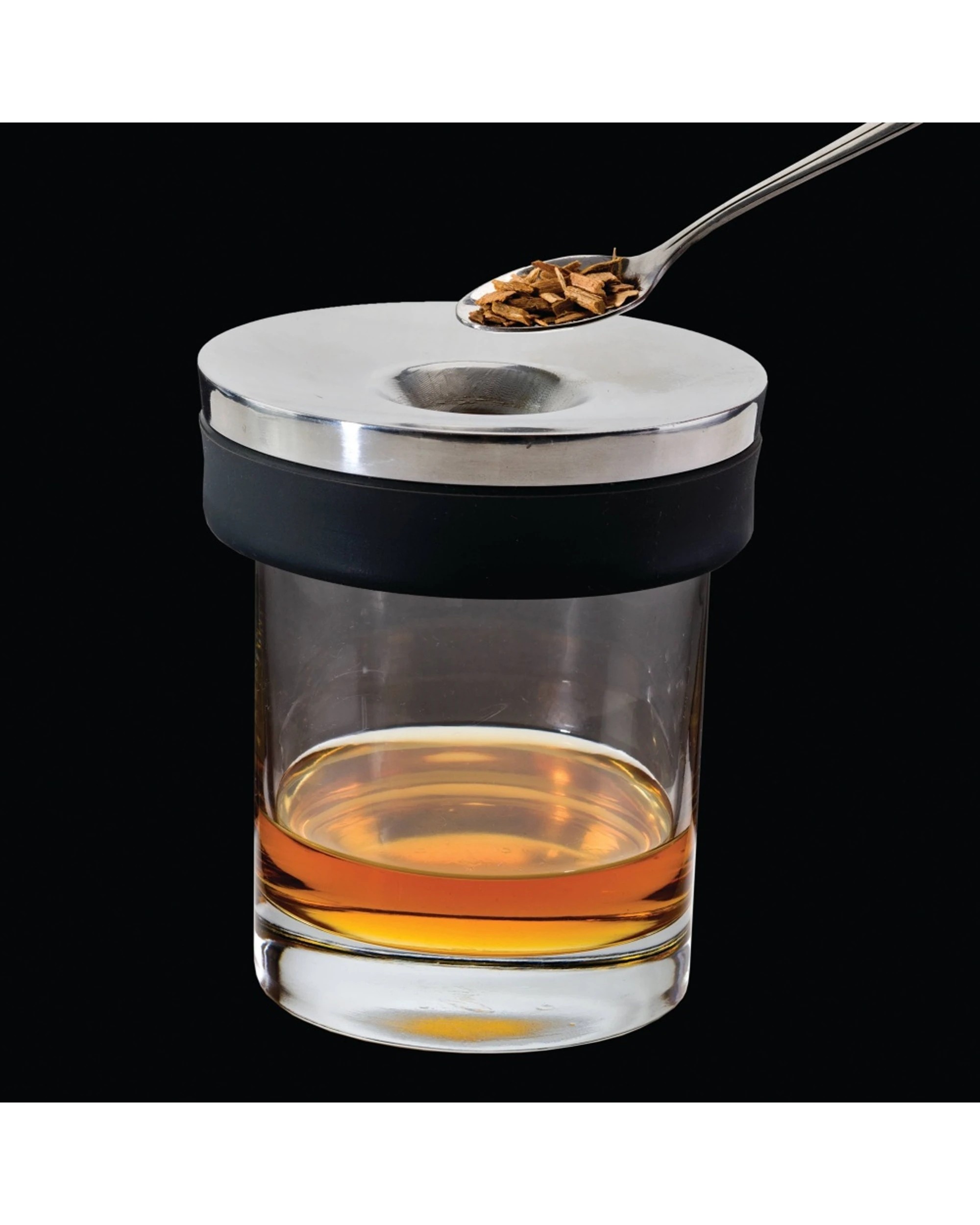 2 Joie Cocktail Smoker Smoke Flavour Durable Compact Easy Clean - Silver, 2 of 6