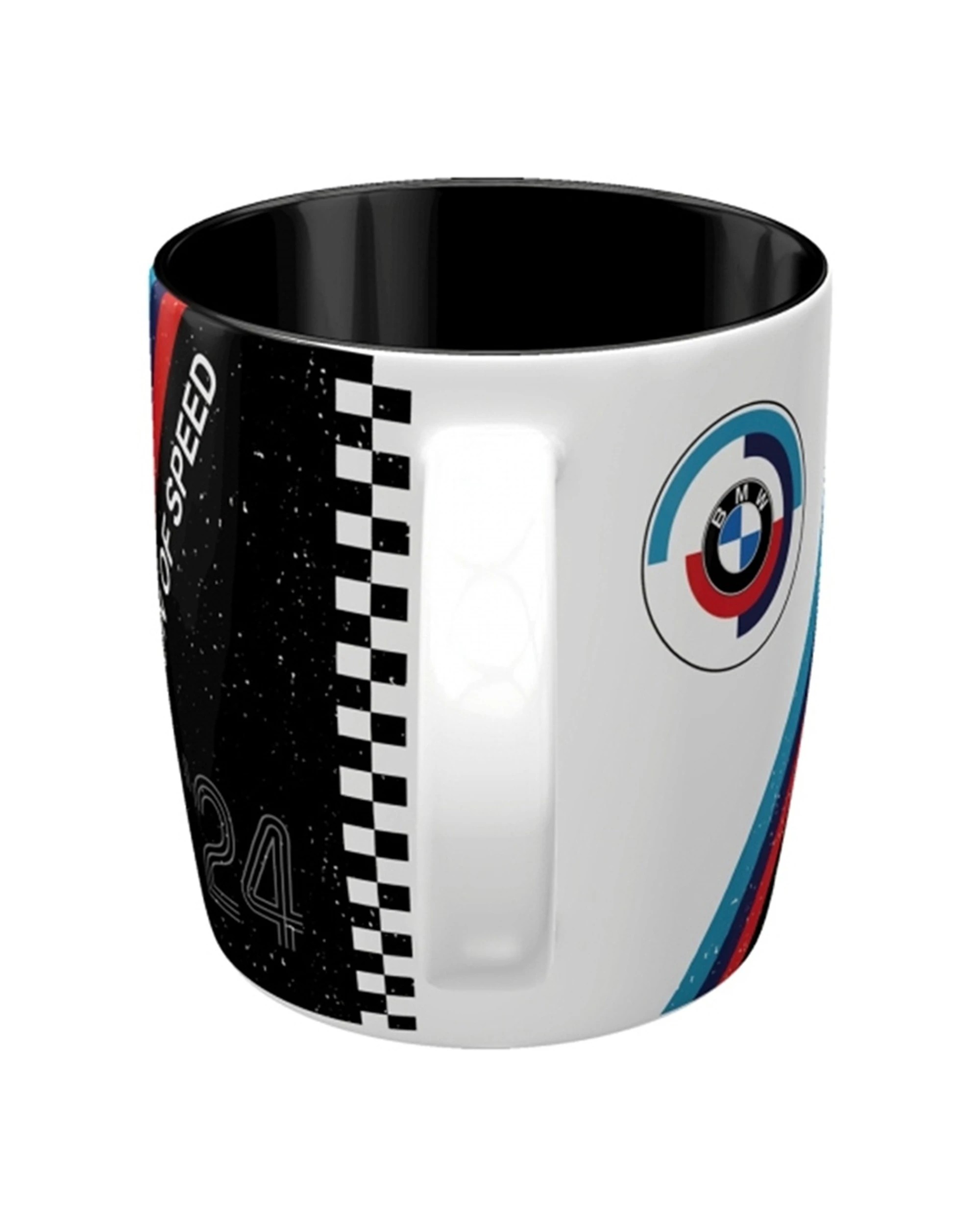 4 Nostalgic-Art 4PK Ceramic Mug 330ml Retro Design - BMW Motorsport Tradition Of Speed - Black, 4 of 5