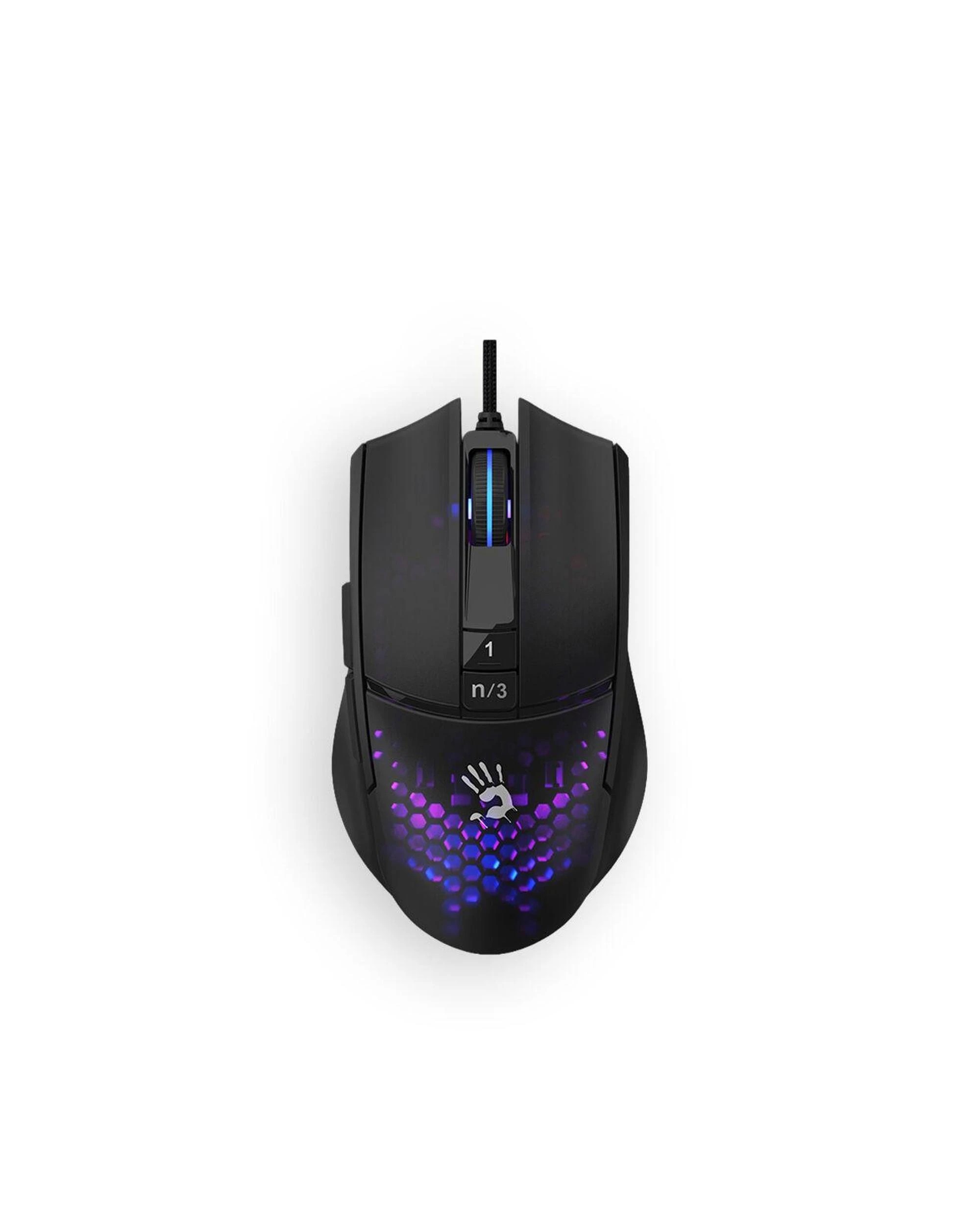 1 Bloody L65 MaxAC Honeycomb Lightweight Honeycomb RGB 12000 CPI Gaming Mouse, 1 of 5