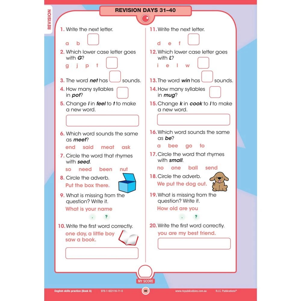 4 English Skills Practice Workbook A, 4 of 5