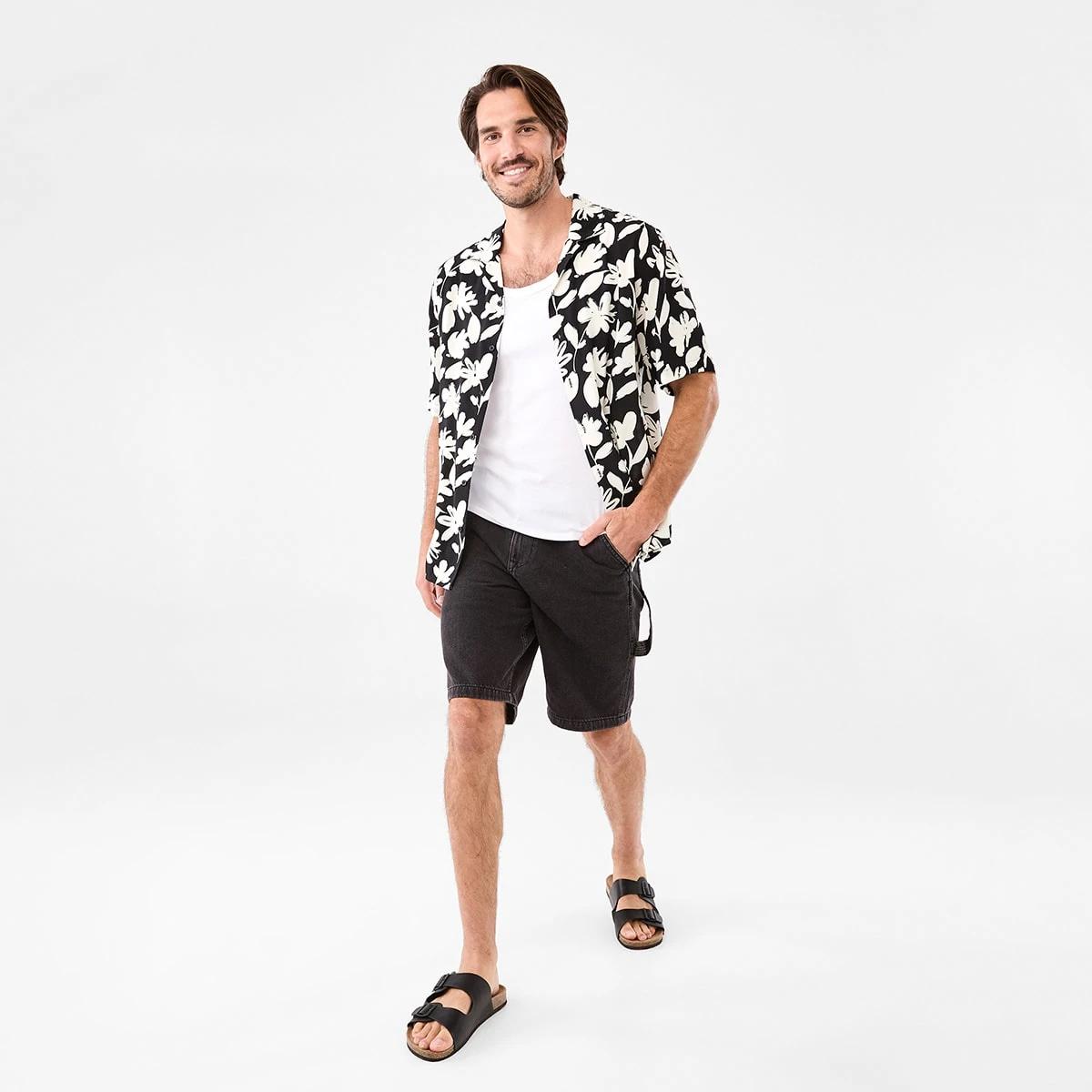 7 Short Sleeve Resort Print Shirt Brus Flral, 7 of 7