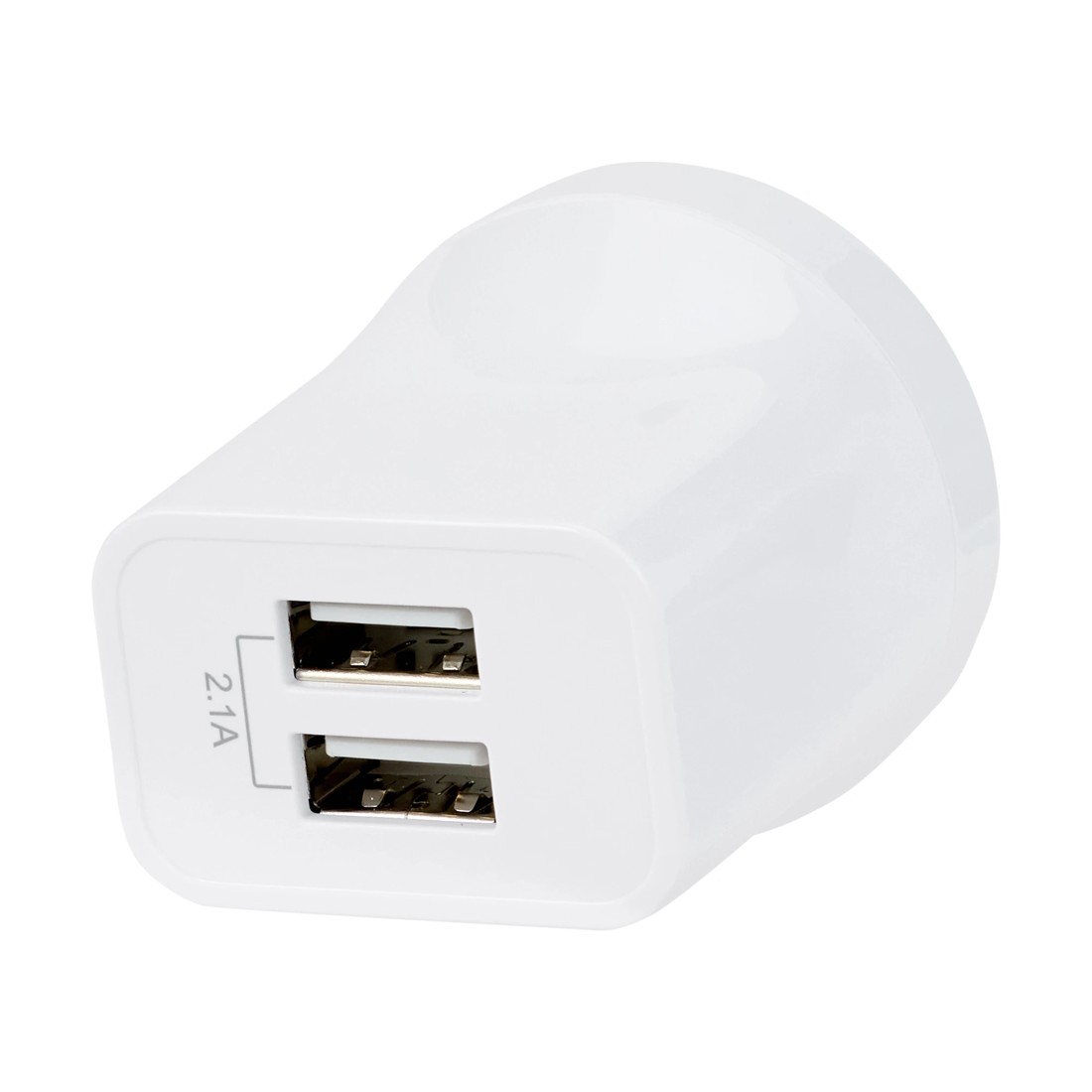 2 USB 2 Port Wall Charger - White, 2 of 5