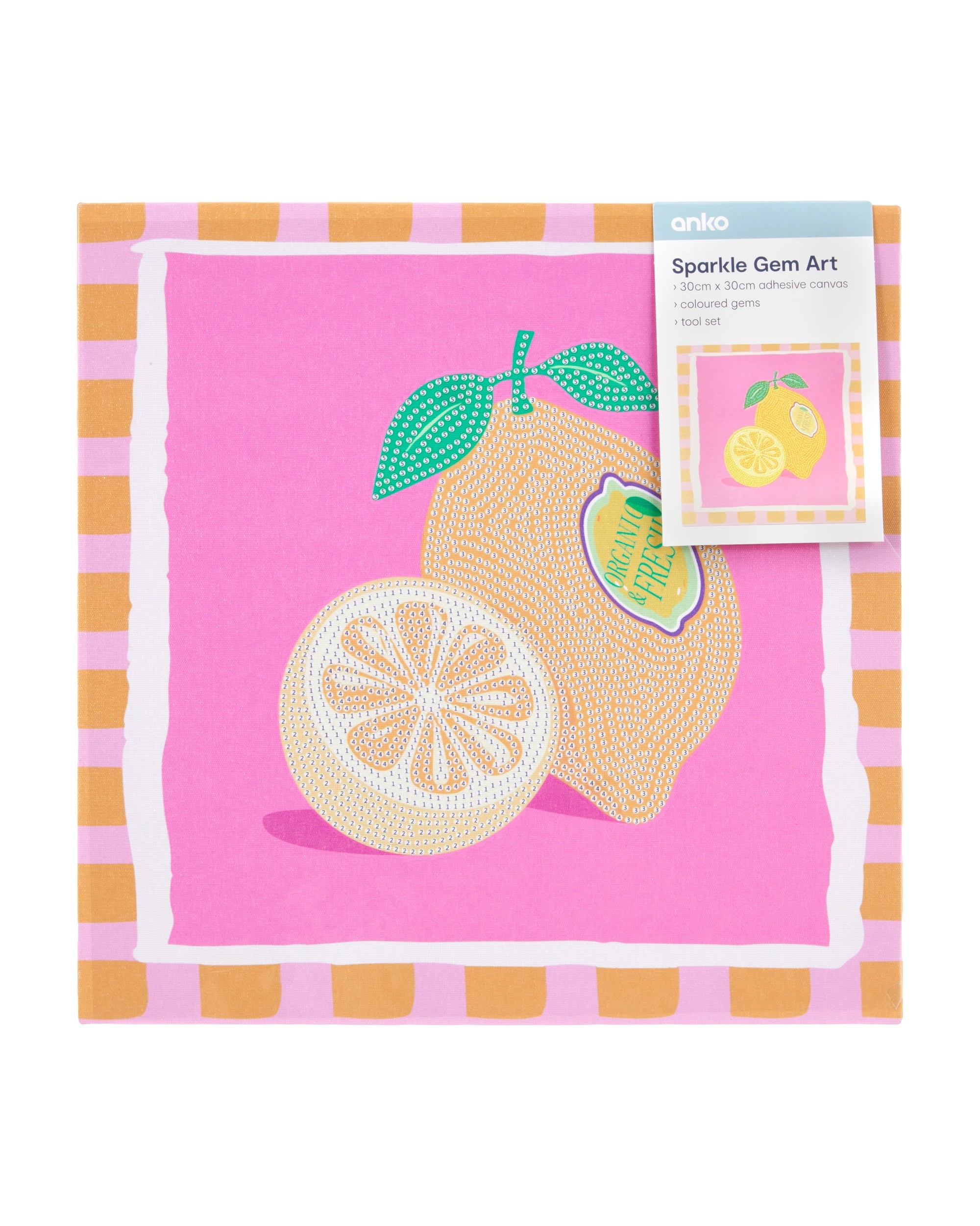 1 Sparkle Gem Art - Lemon, 1 of 4