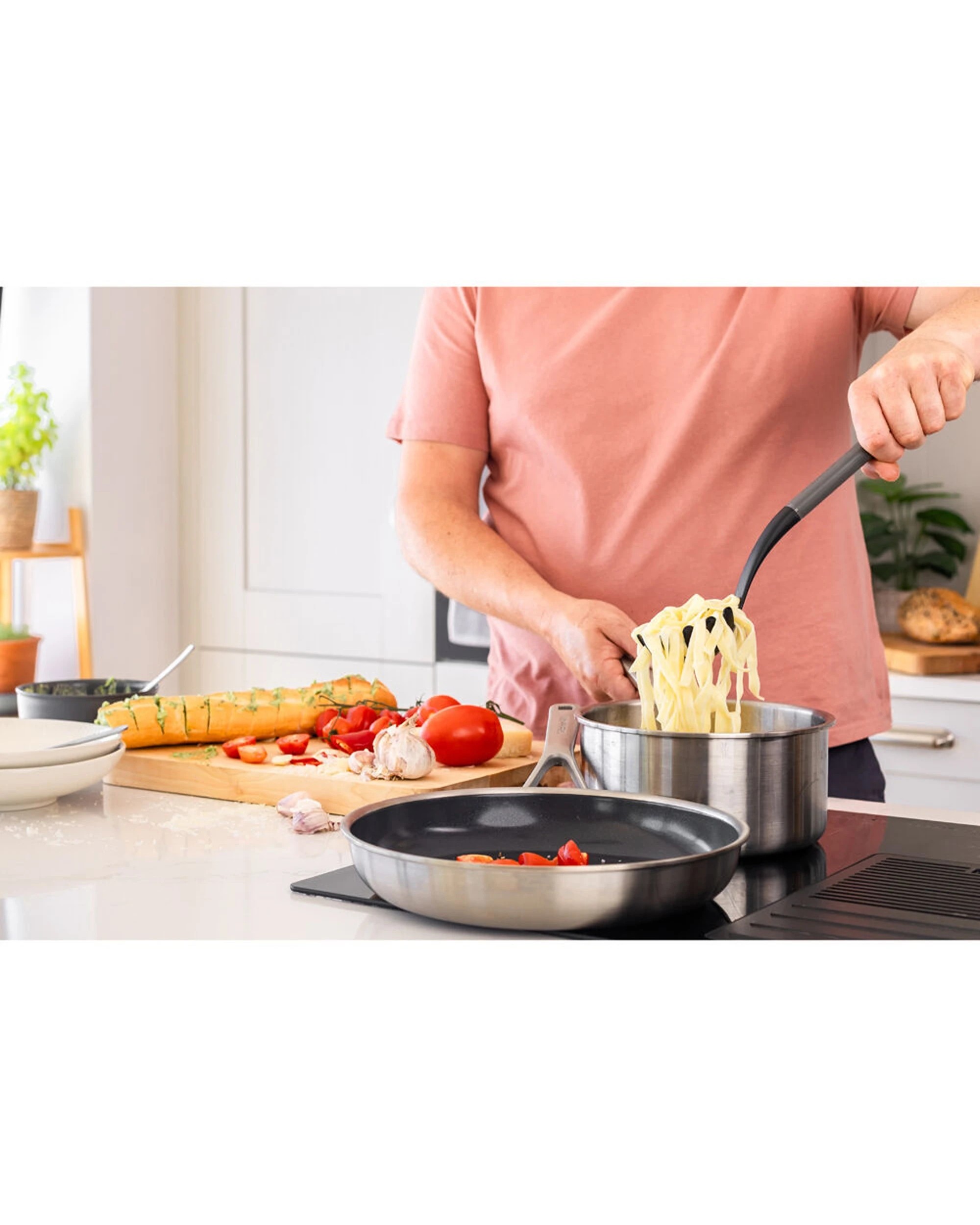 6 KitchenAid Classic Nylon Pasta Server 2PK Heat Resistant Ergonomic Handle - Charcoal, 6 of 6