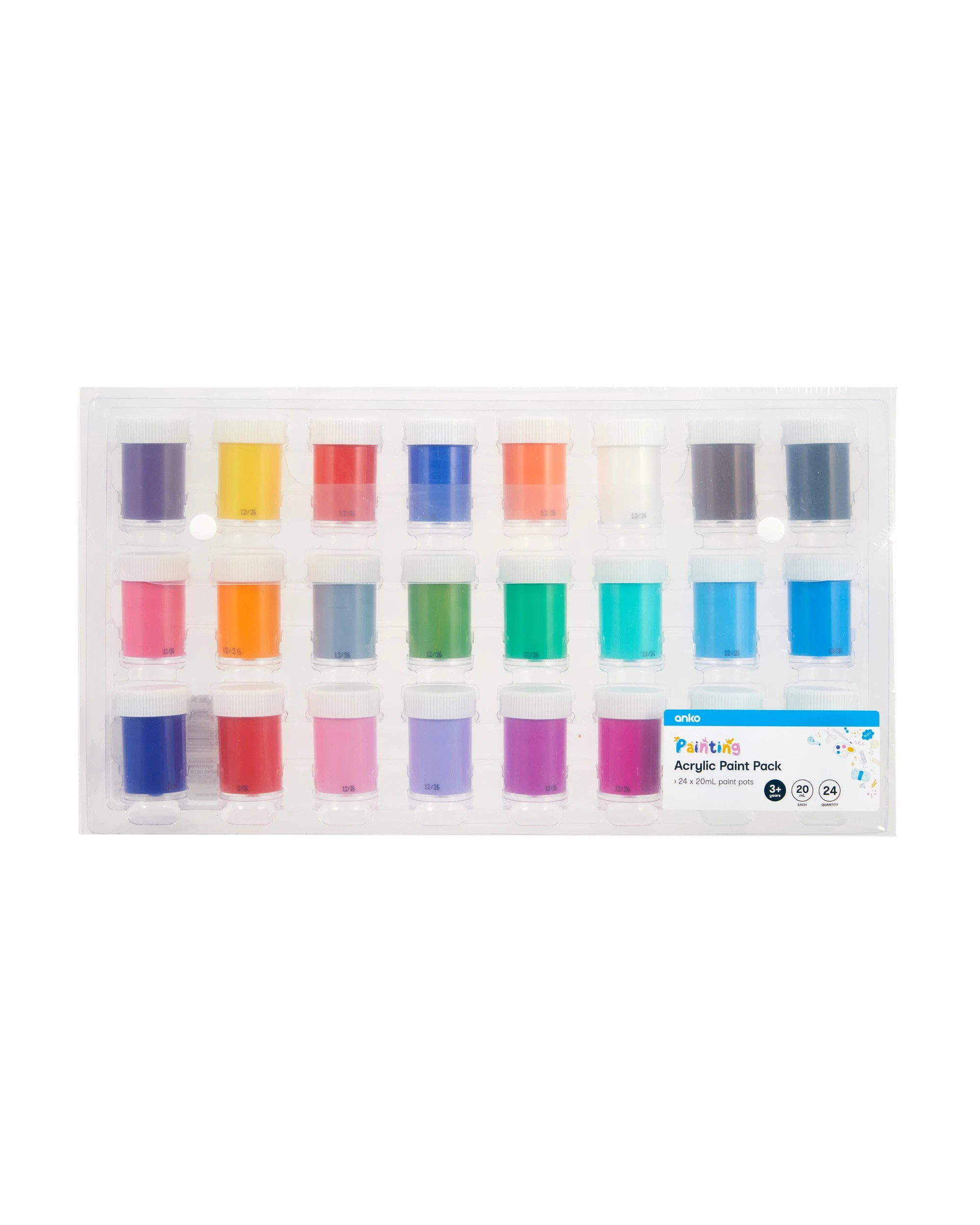 1 24 Pack Acrylic Paint Set, 1 of 3