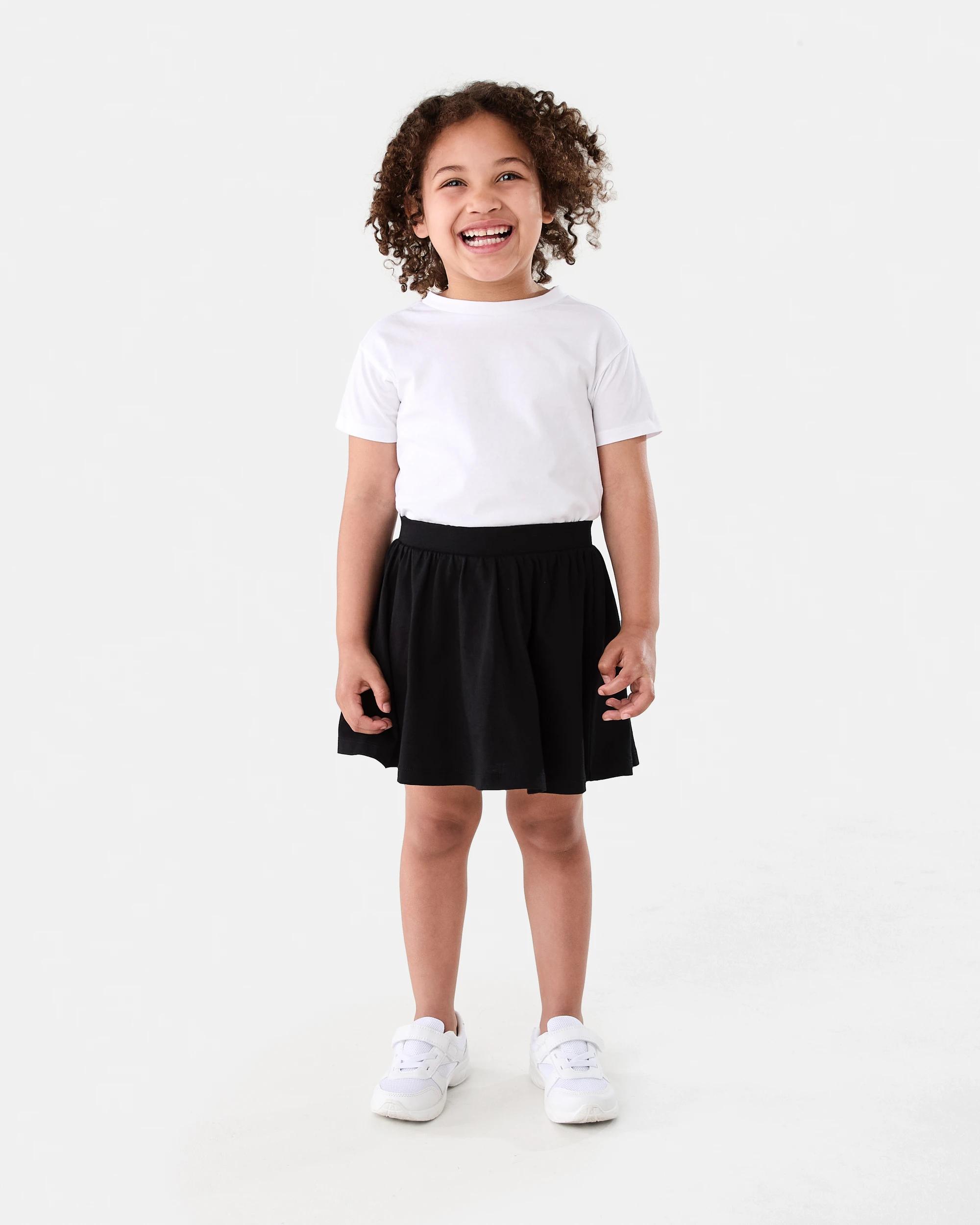 6 Gathered Skort Black, 6 of 7