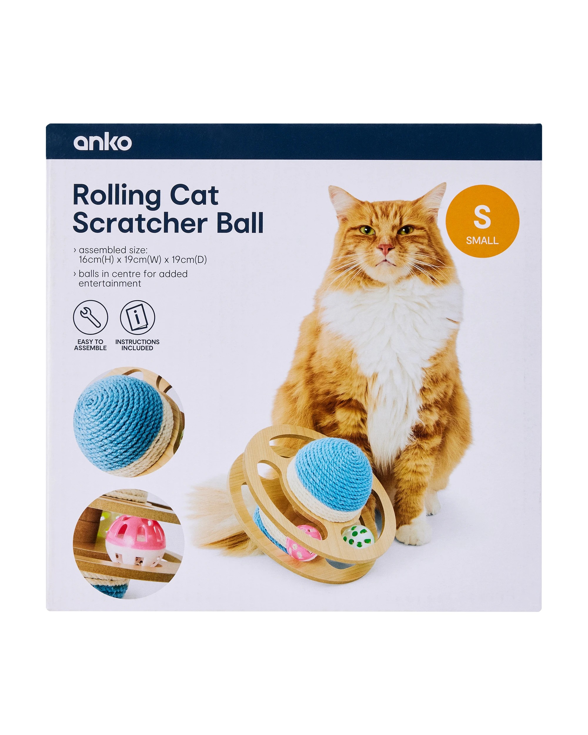 9 Rolling Cat Scratcher Ball - Small, 9 of 9