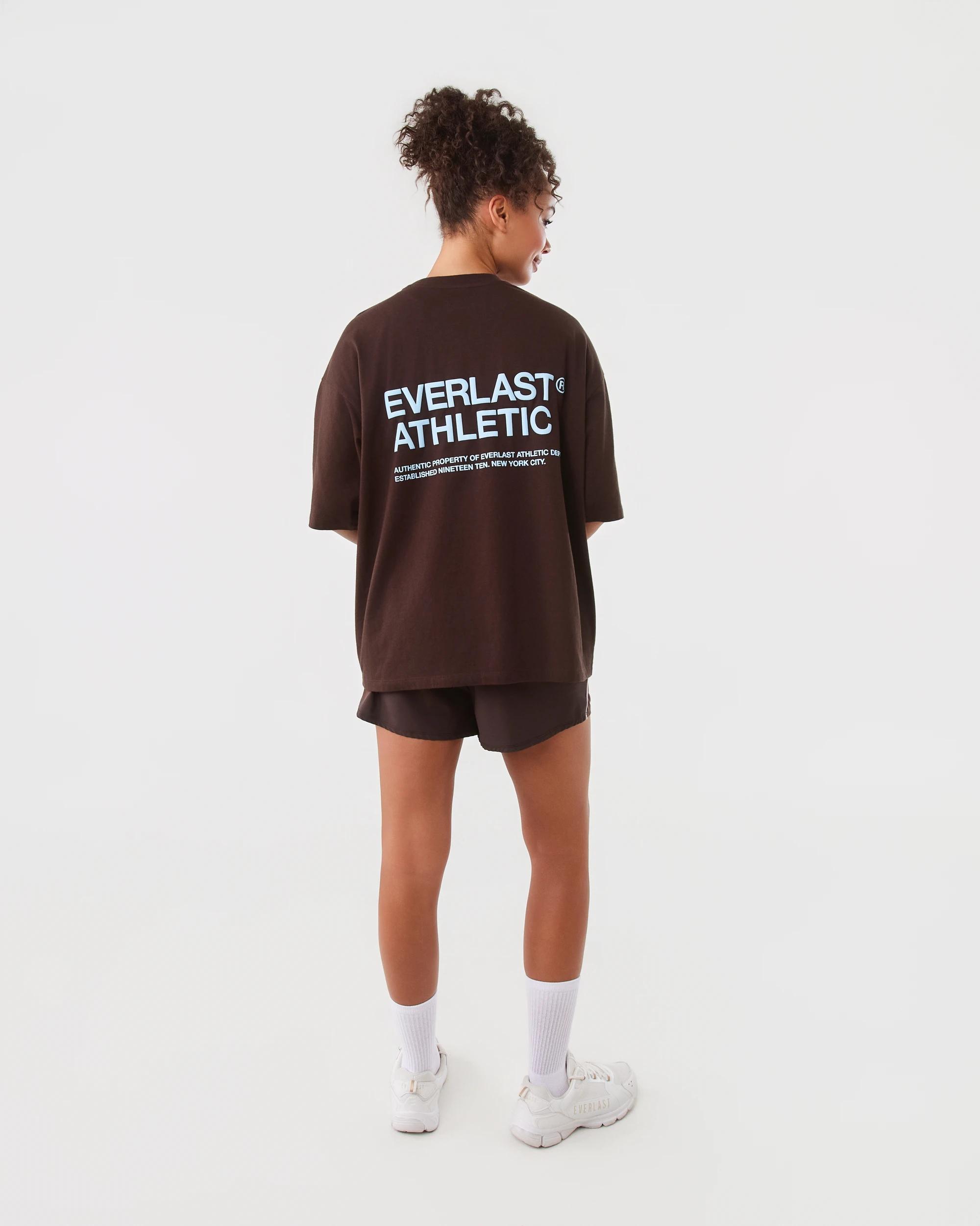 4 Everlast Womens Running Shorts Coffee, 4 of 8