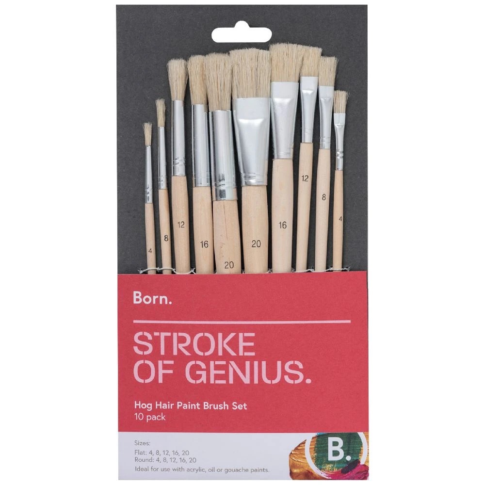 2 Born Hog Paintbrush 10 Pack, 2 of 4